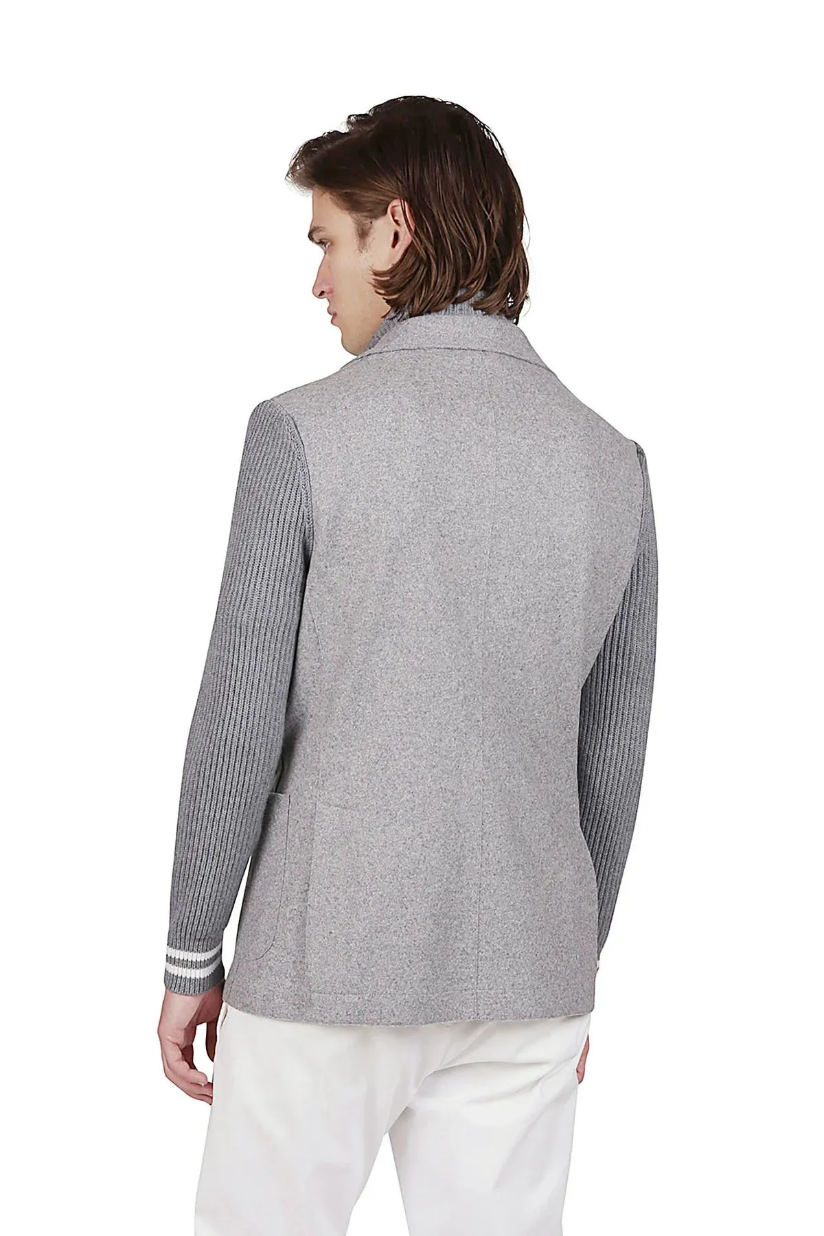 Jacket with wool bib