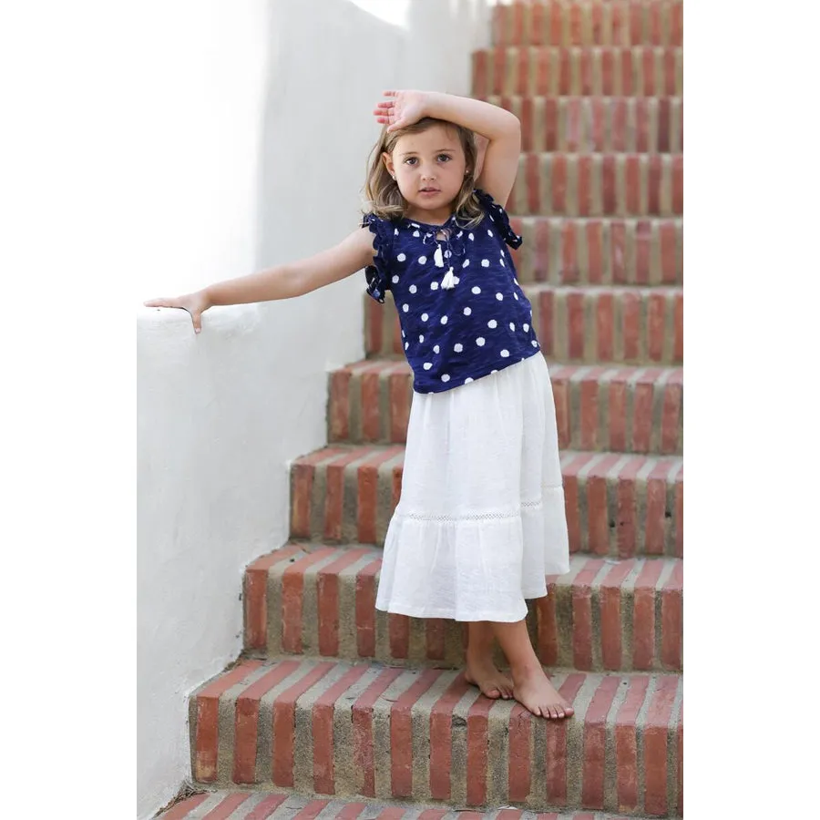 Jodhpur Woven Skirt - Ivory
