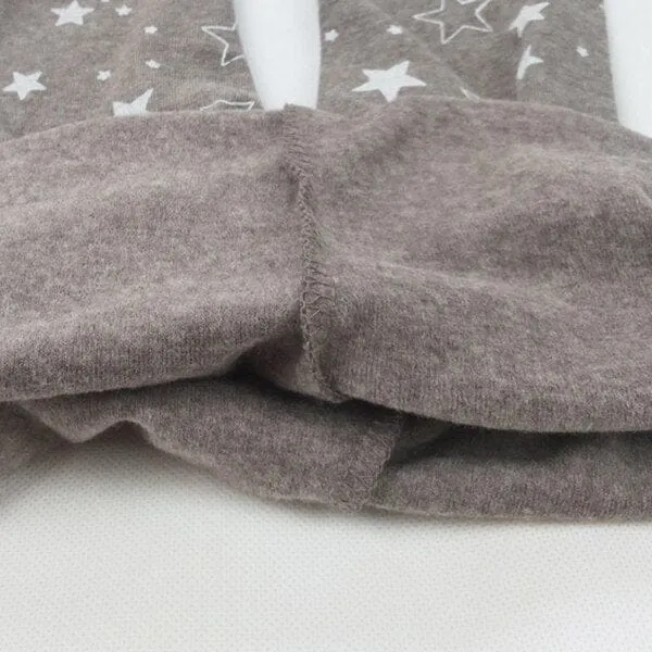 Kids Star Printed Pants Skinny Pants Warm Stretchy Leggings