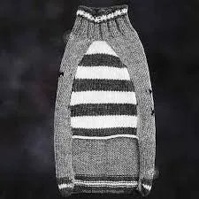Large Dog Wool Sweater - "Heart MOM"