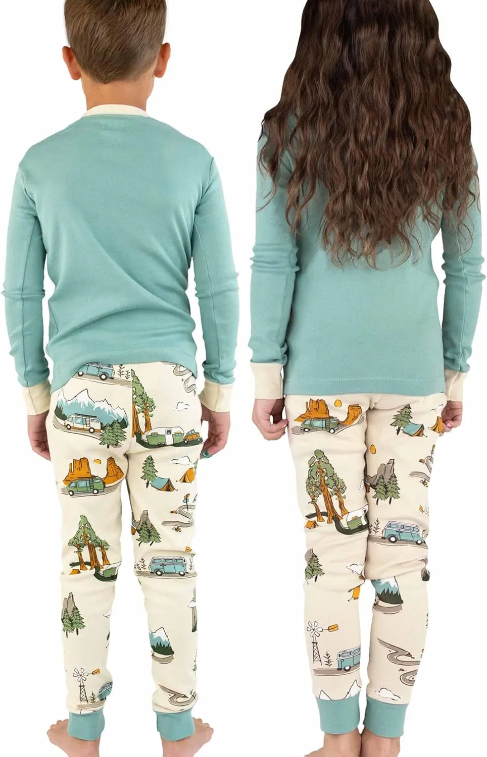Lazy One Warm Long-Sleeve PJ Sets for Girls and Boys, Funny Animal Kids' Pajama Sets, Cozy, Comfy