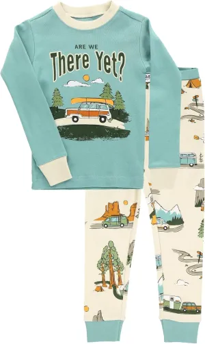 Lazy One Warm Long-Sleeve PJ Sets for Girls and Boys, Funny Animal Kids' Pajama Sets, Cozy, Comfy
