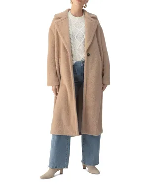 Live In Fur Coat - Warm Camel
