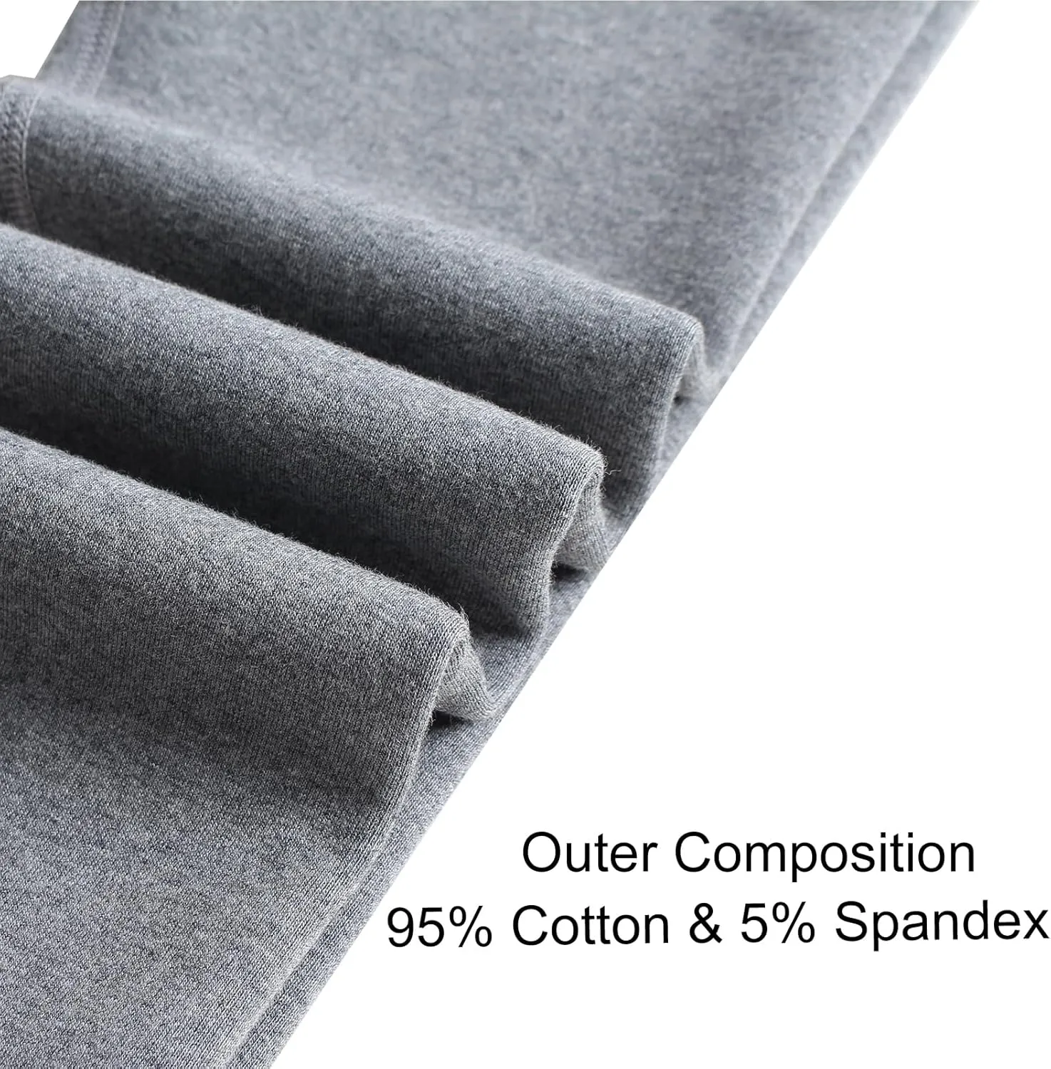 Looching Baby Toddler Girls Winter Fleece Lined Leggings Warm Full Length Pants Basic Cotton Thick Tights 1 Pack