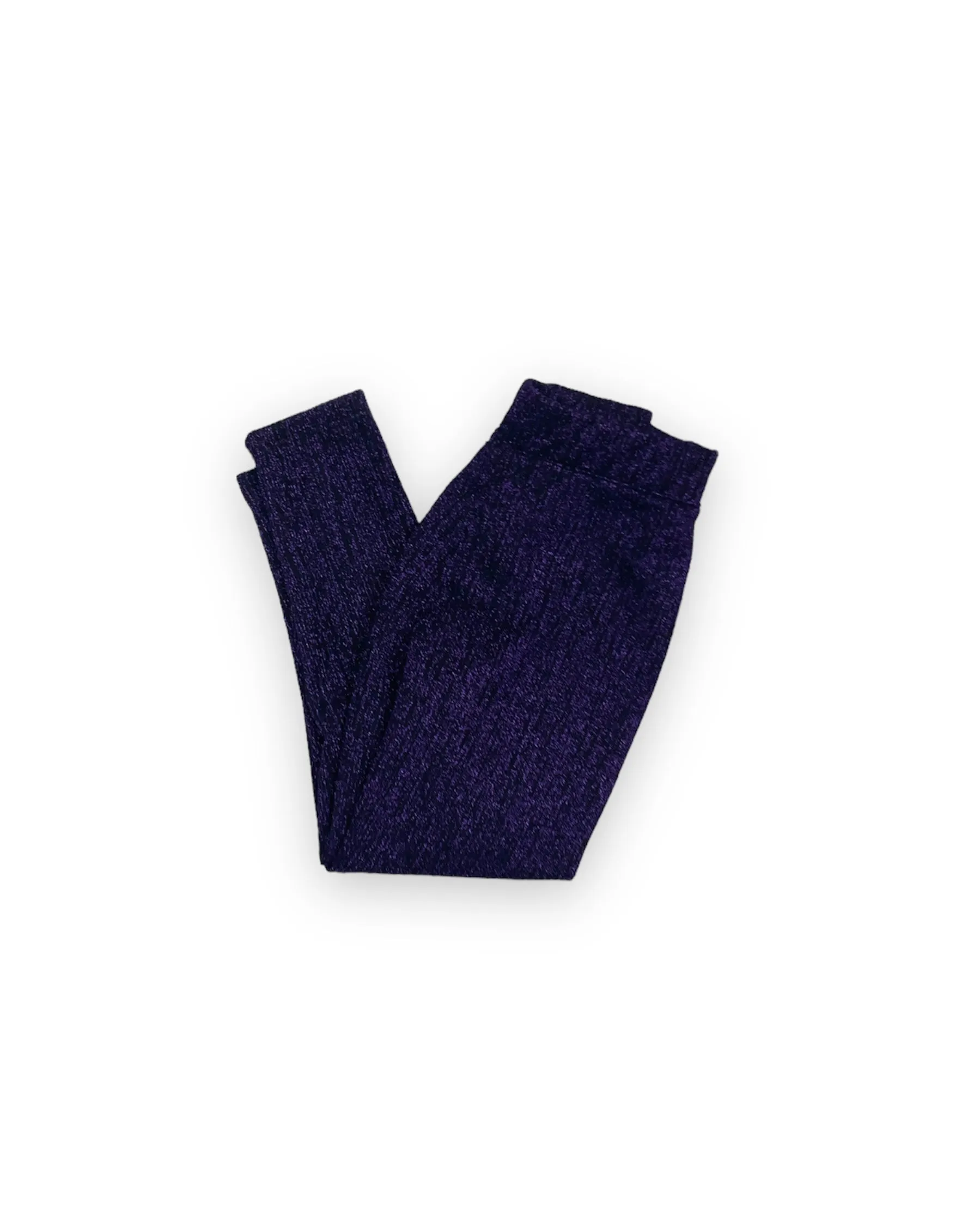Mardi Gras Toddler Purple Liquid Glitter Legging