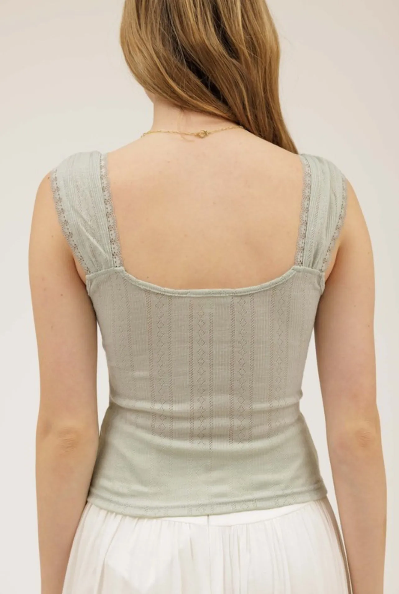 Mint Knit Tank Top