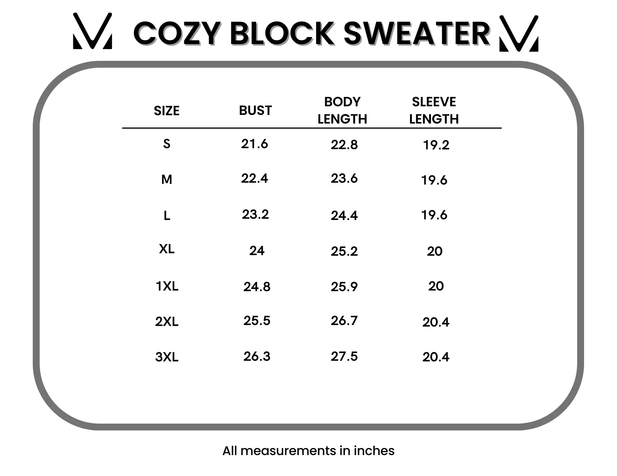 MM Cozy Block Sweater - VDay Stripes