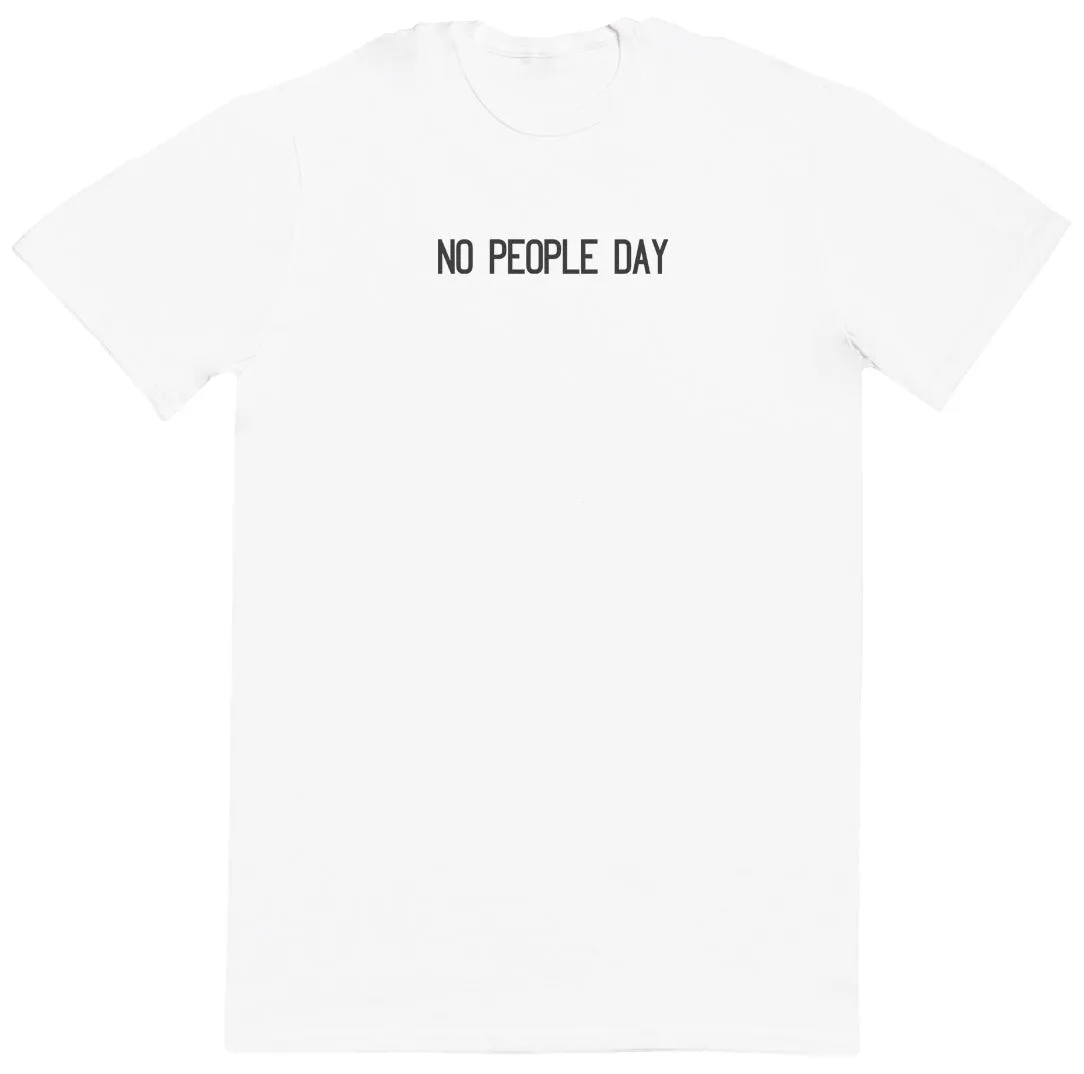 NO PEOPLE DAY - Kids Oversized Comfy T-Shirt
