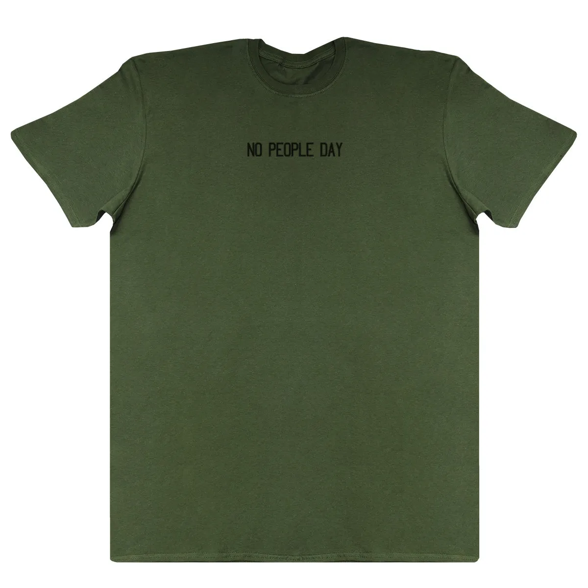 NO PEOPLE DAY - Kids Oversized Comfy T-Shirt