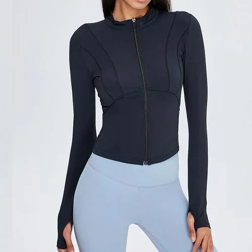 Nude Solid Color Professional Training Sports Jacket