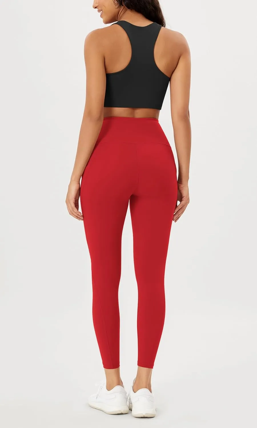 ODODOS ODTHERMAL Women's Fleece Lined Yoga Pants with Pockets - 25" / 28" High Waisted Warm Workout Leggings