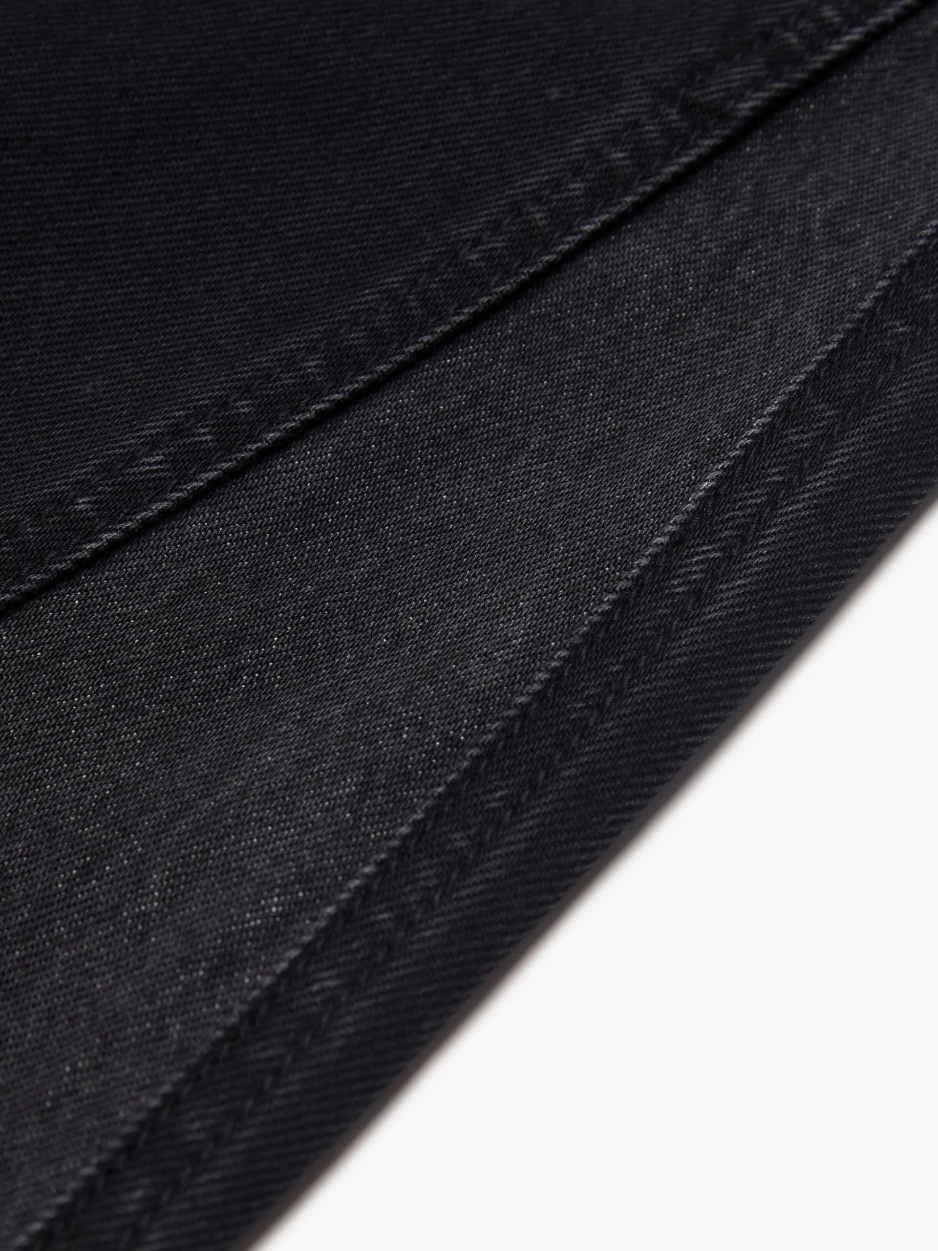 Paneled Wide Leg Jeans