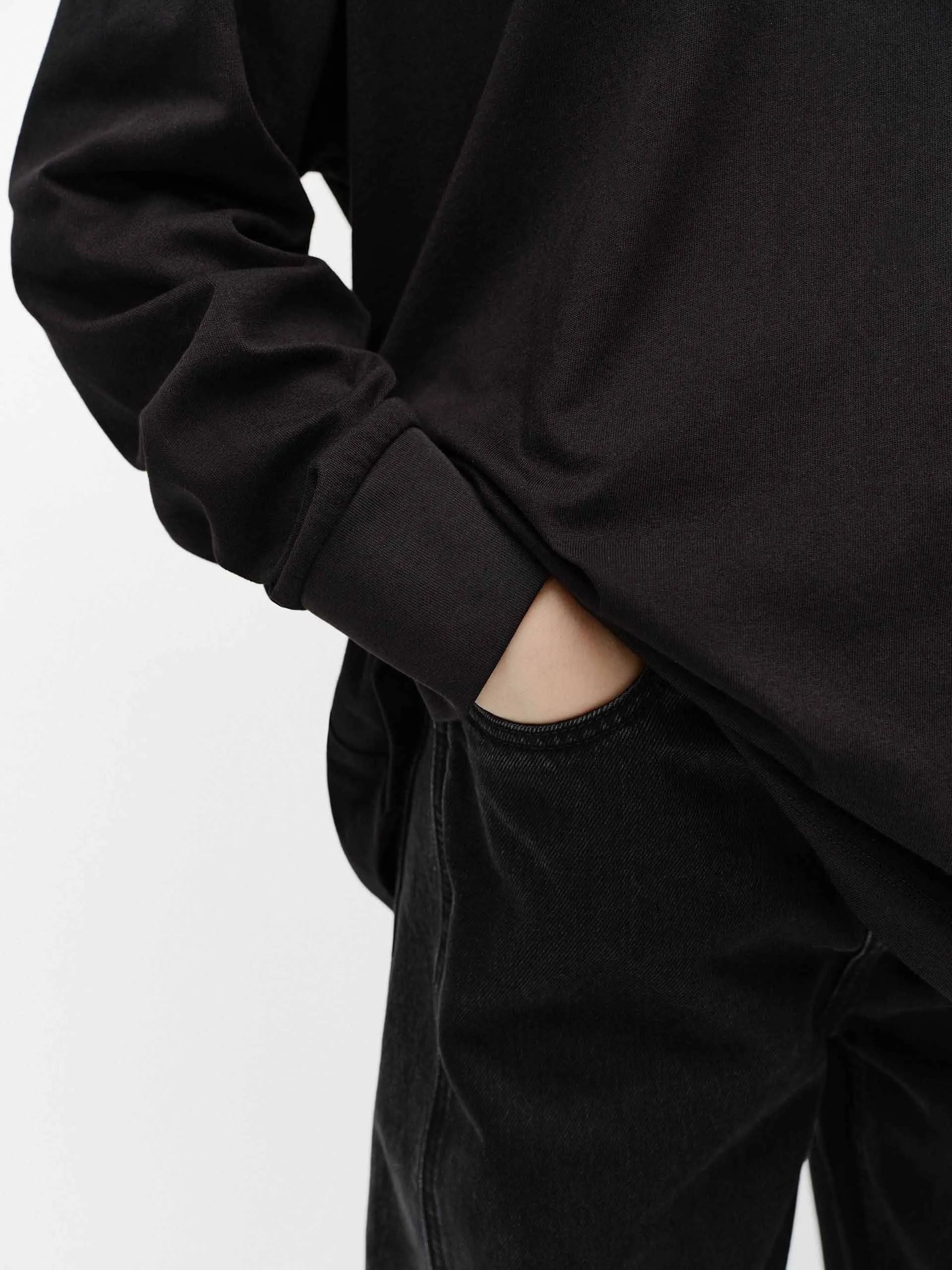 Paneled Wide Leg Jeans