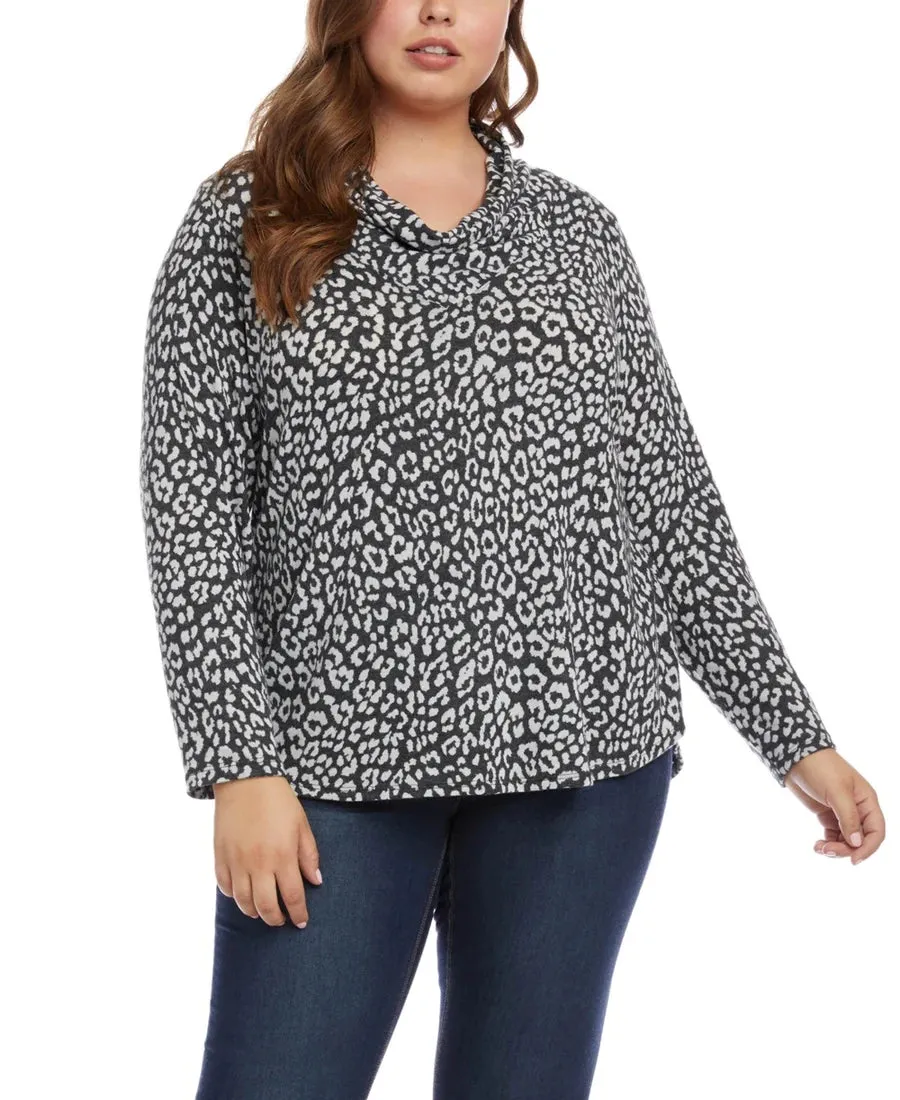 Plus Cowl Neck Sweater