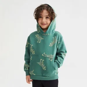 Prehistoric Dinosaur Fleece Hoodie