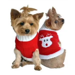 RED RUDOLPH DOG SWEATER