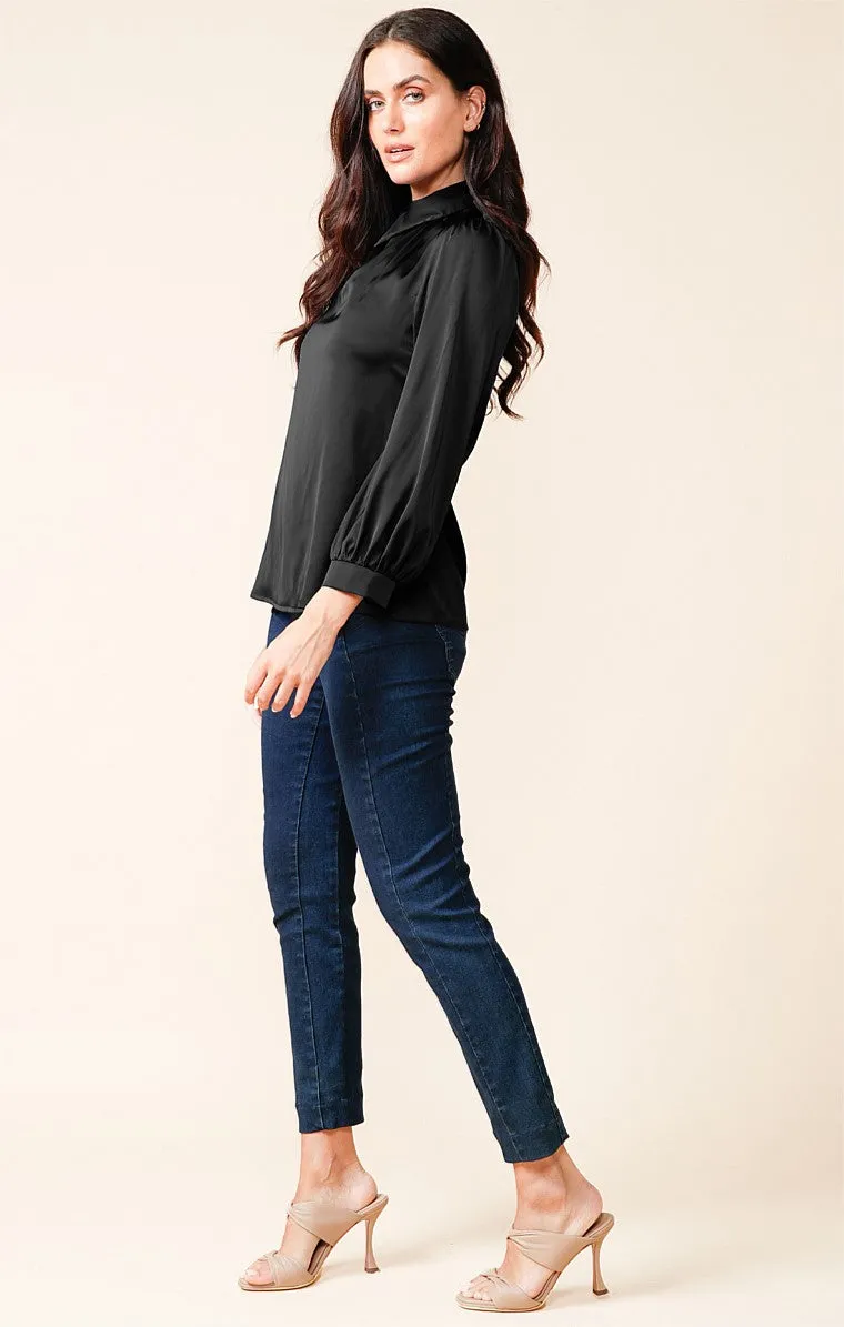 Sacha Drake Berenice 3/4 Sleeve Blouse in Black