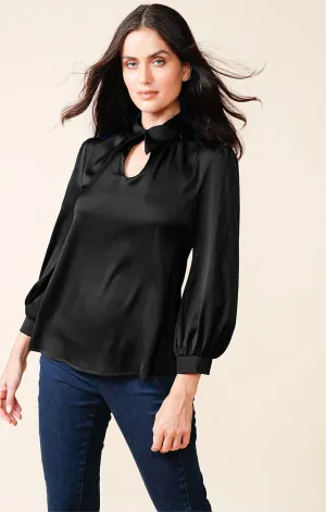Sacha Drake Berenice 3/4 Sleeve Blouse in Black