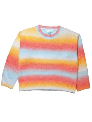 'See You At Sunset' Gradient Knit Sweater