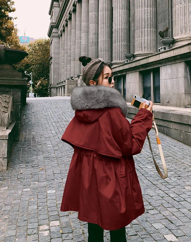 Short-Length Casual Warm Cotton Winter Women's Coat