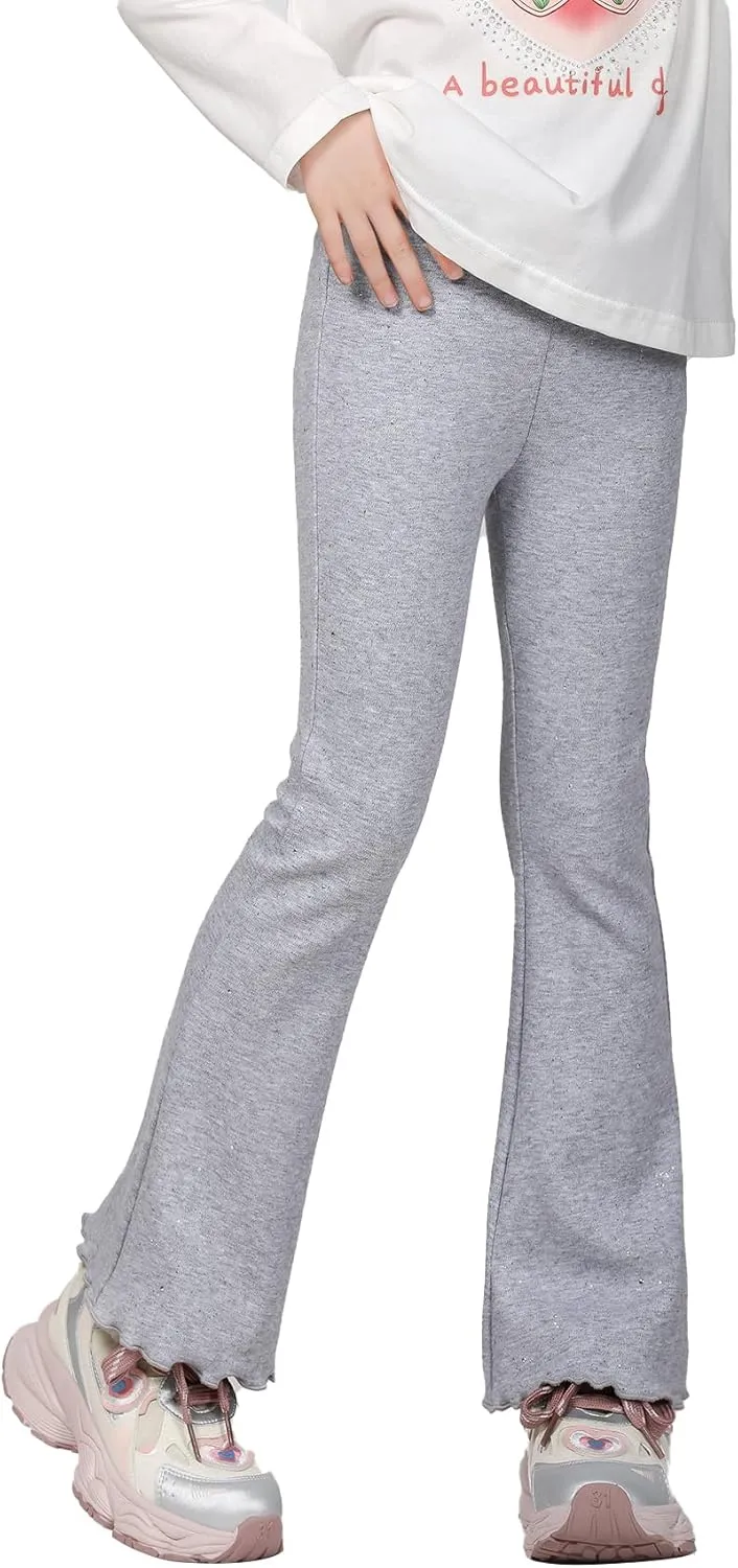 Skirt Leggings for Girls School Uniform, Pants for Girls Kids Toddler Ruffle Skirt Pull On Warm Clothes