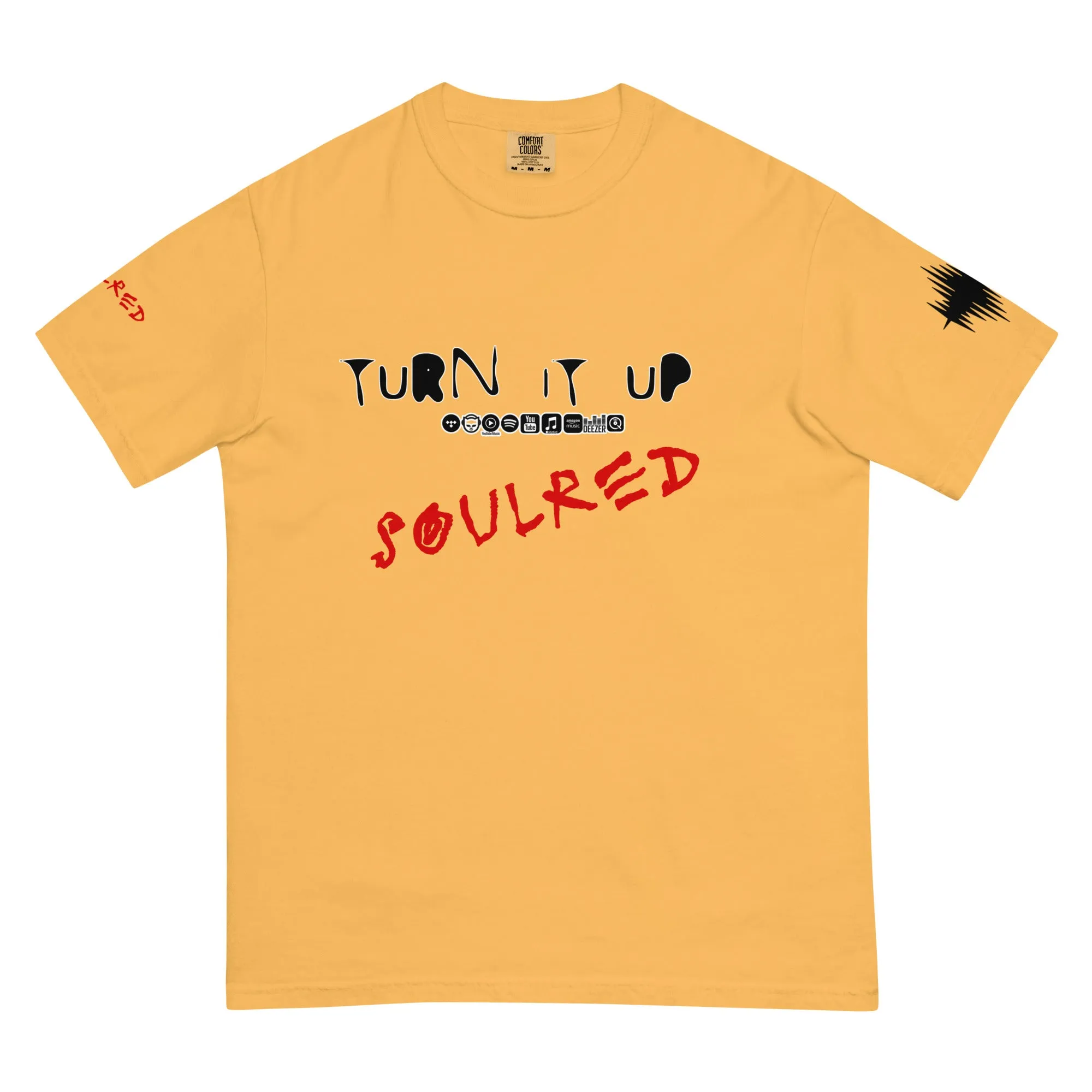 SOULRED logo, Unisex garment-dyed heavyweight t-shirt