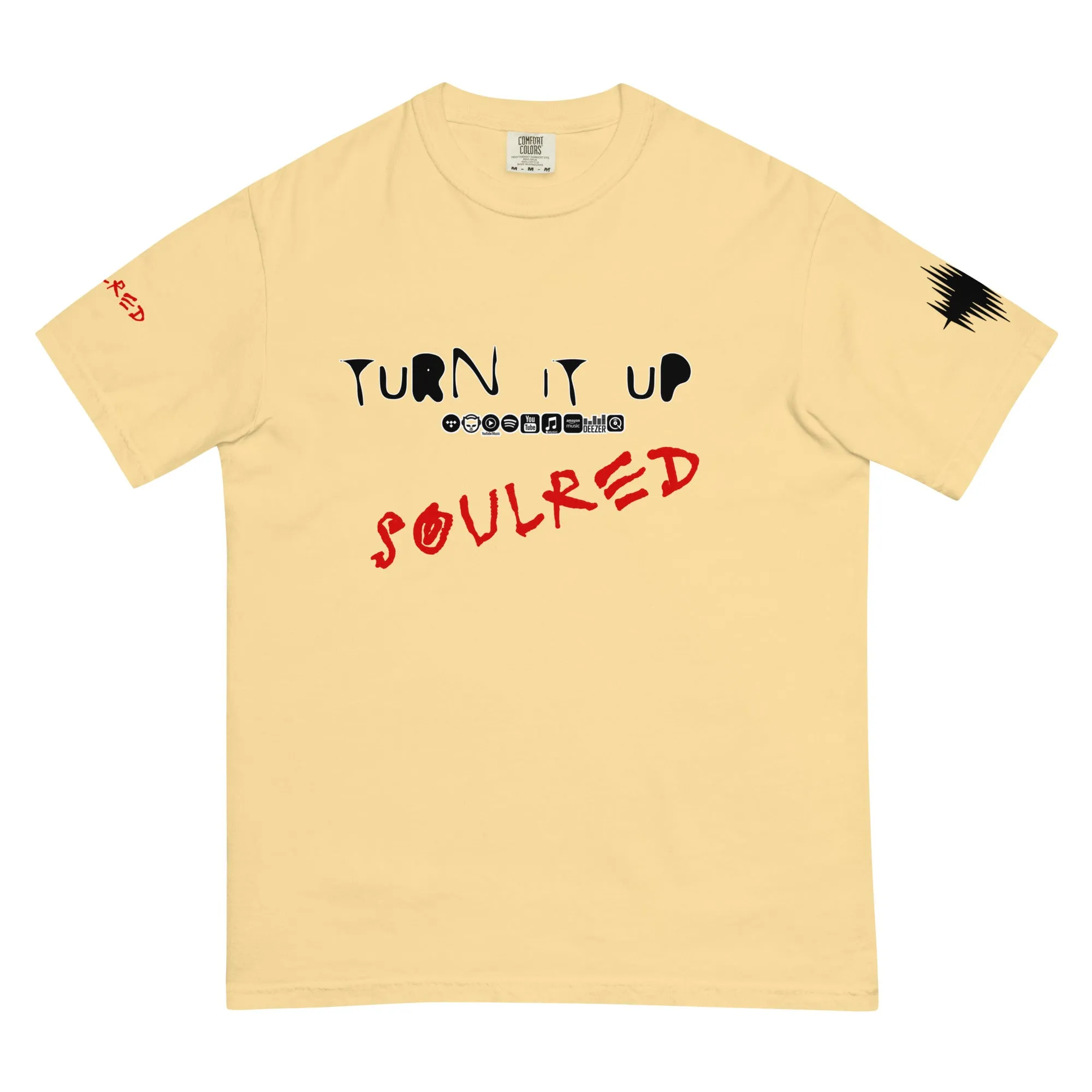 SOULRED logo, Unisex garment-dyed heavyweight t-shirt
