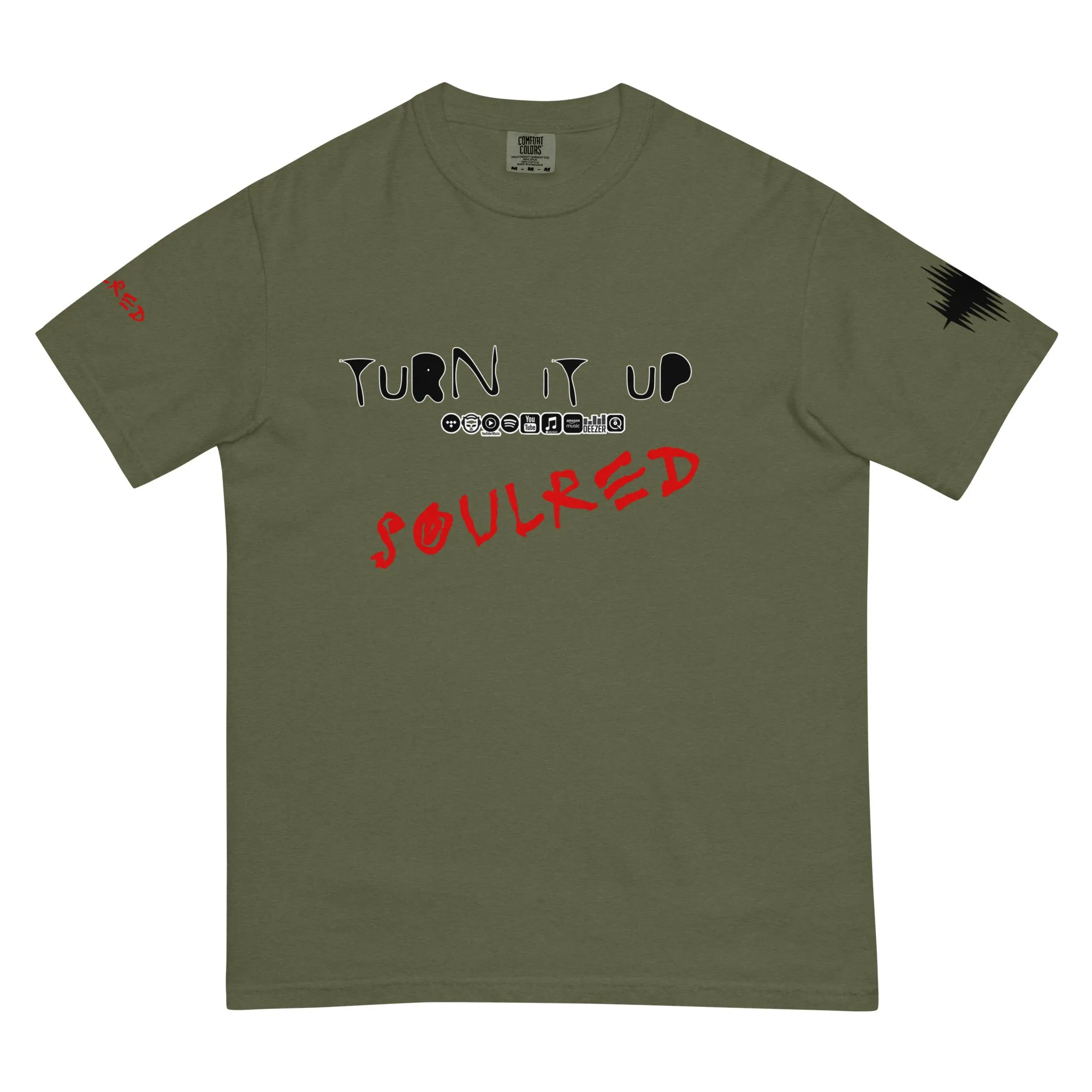 SOULRED logo, Unisex garment-dyed heavyweight t-shirt