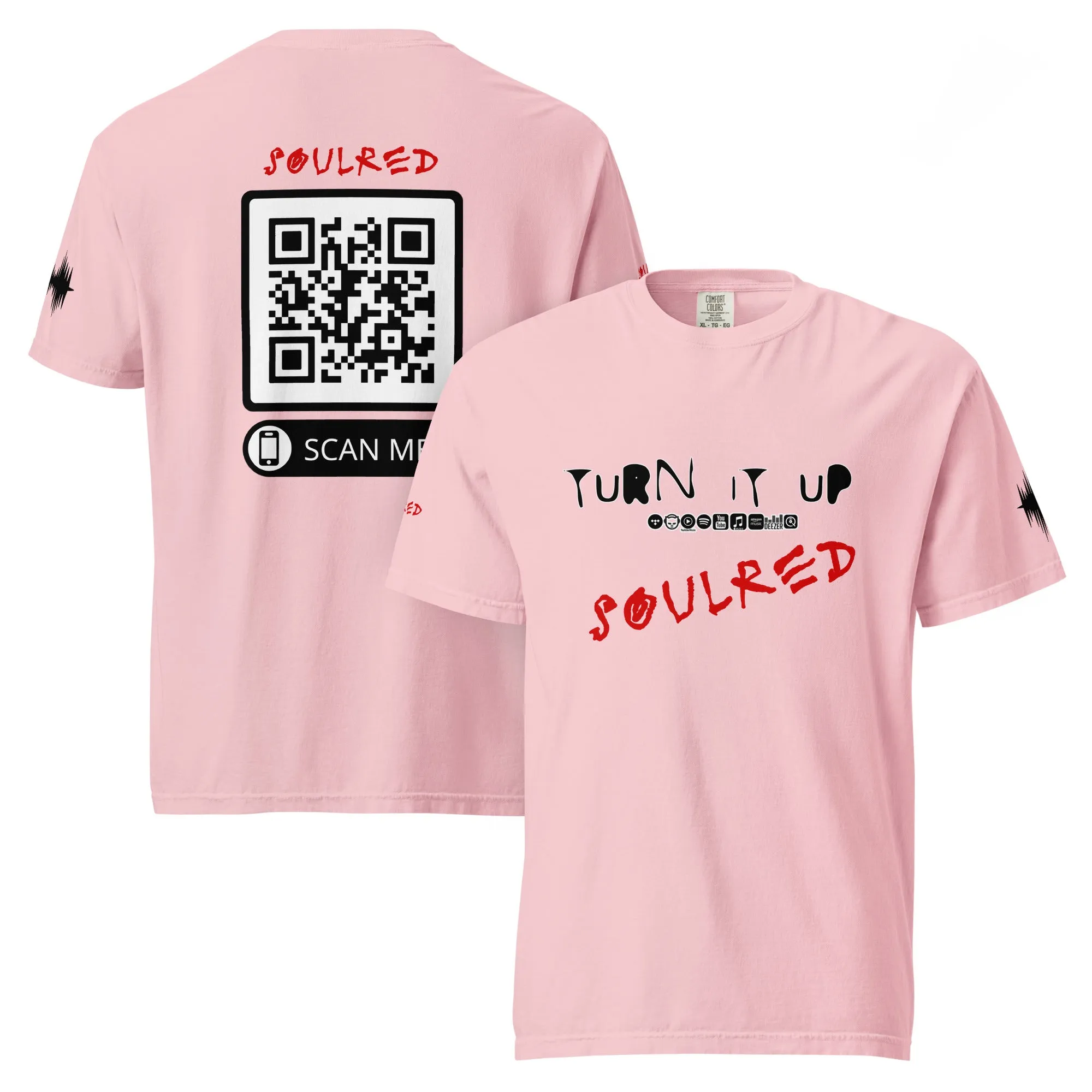 SOULRED logo, Unisex garment-dyed heavyweight t-shirt