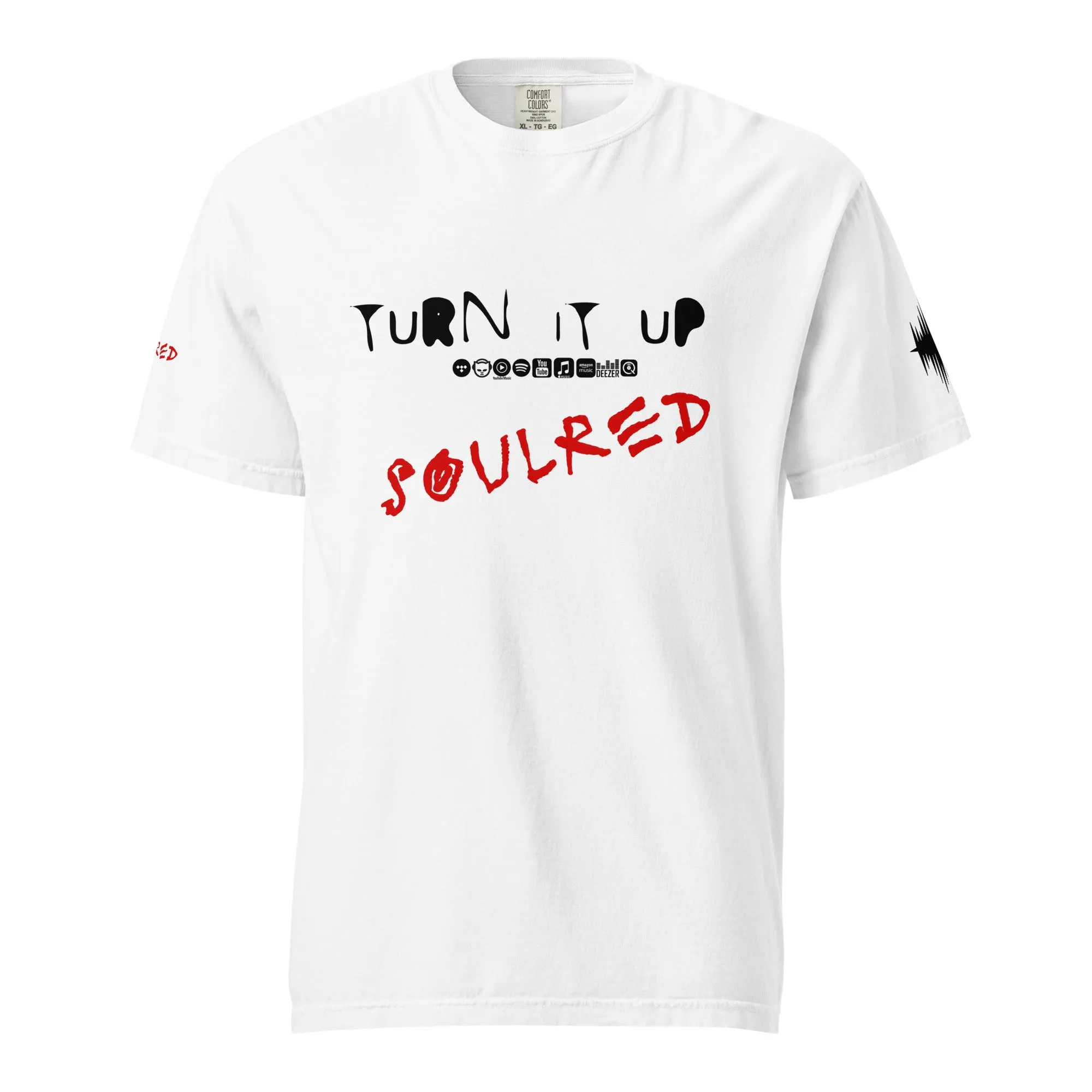 SOULRED logo, Unisex garment-dyed heavyweight t-shirt