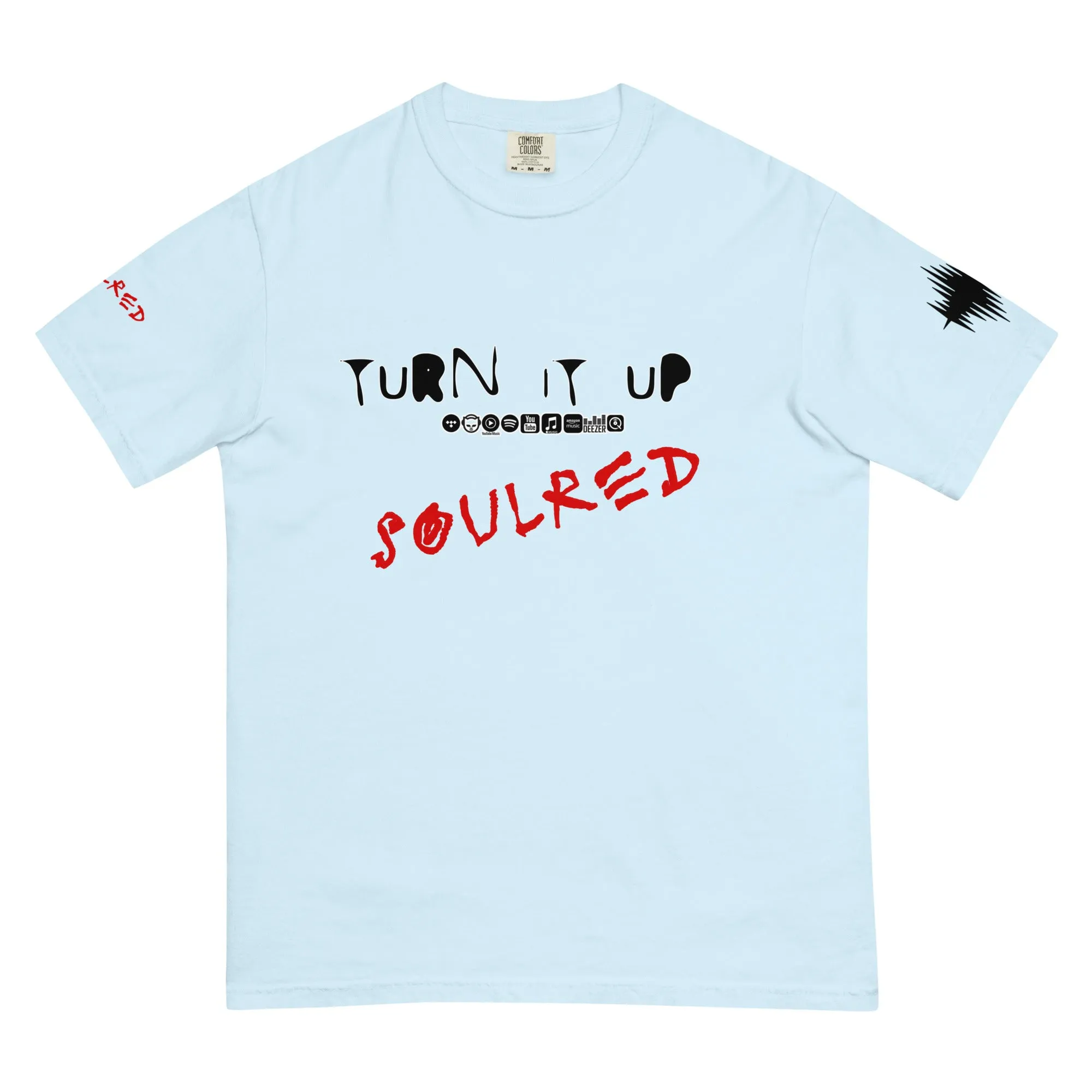 SOULRED logo, Unisex garment-dyed heavyweight t-shirt