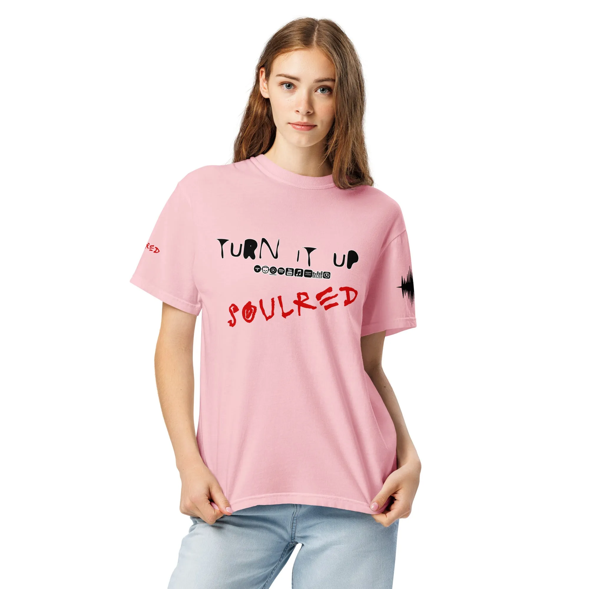 SOULRED logo, Unisex garment-dyed heavyweight t-shirt