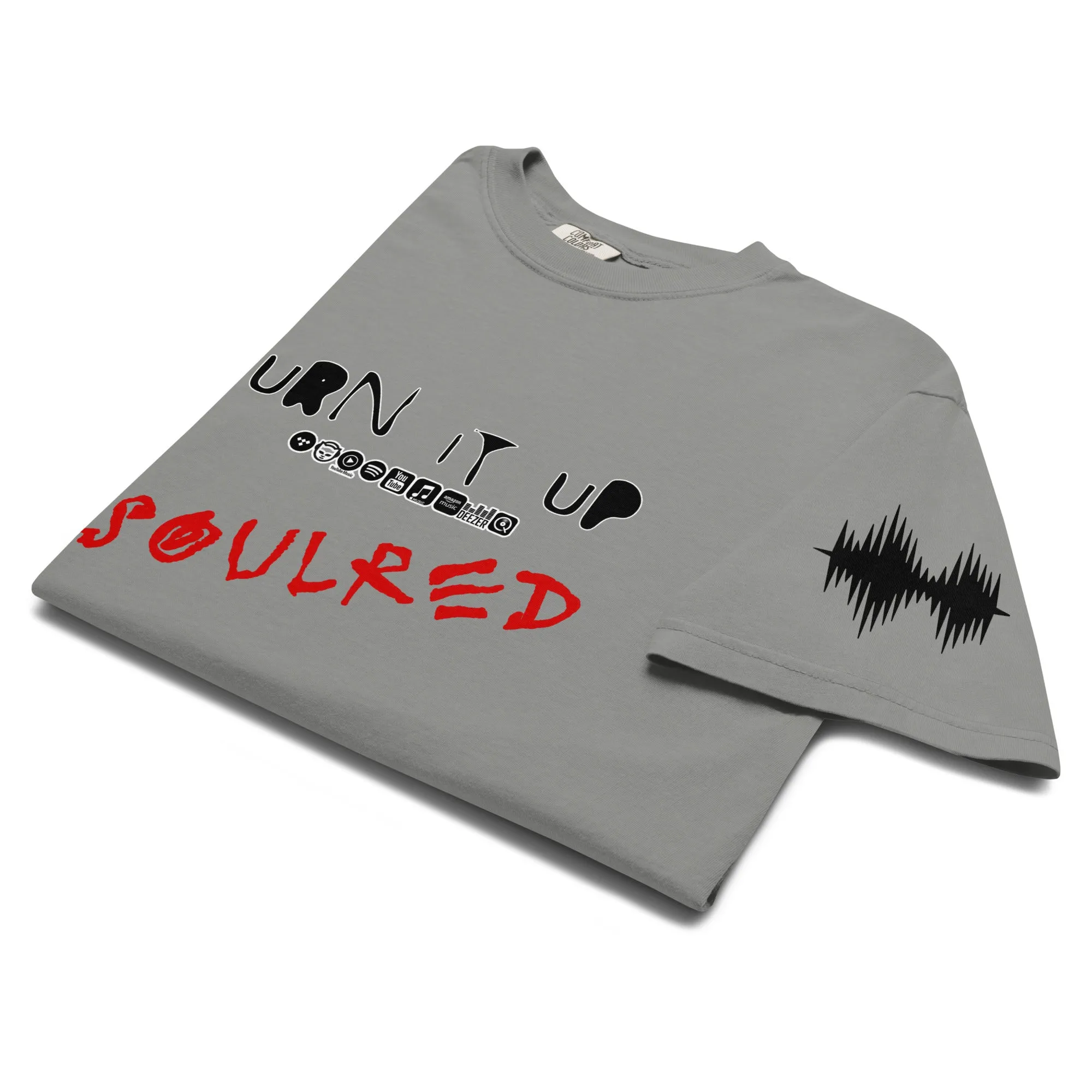 SOULRED logo, Unisex garment-dyed heavyweight t-shirt