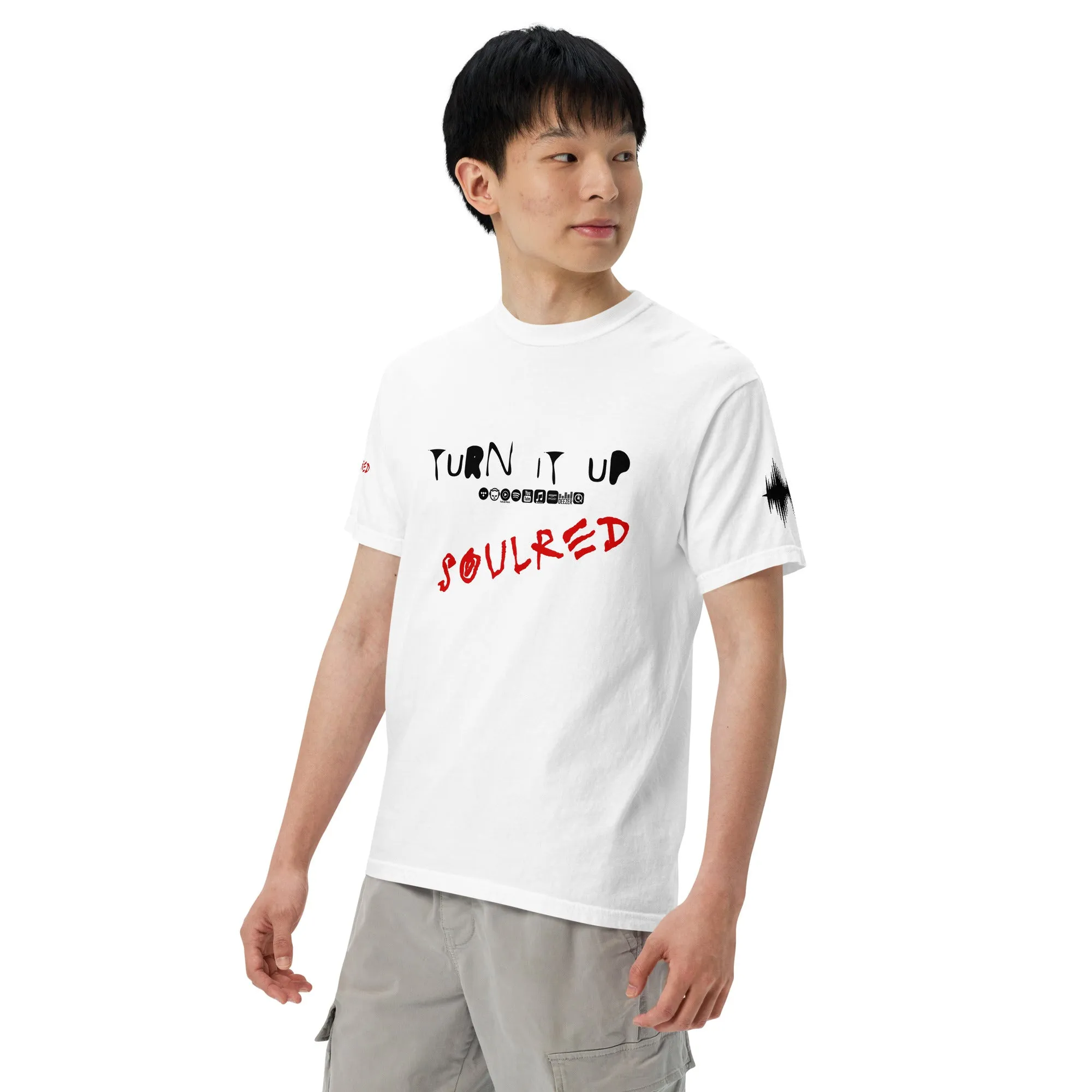 SOULRED logo, Unisex garment-dyed heavyweight t-shirt