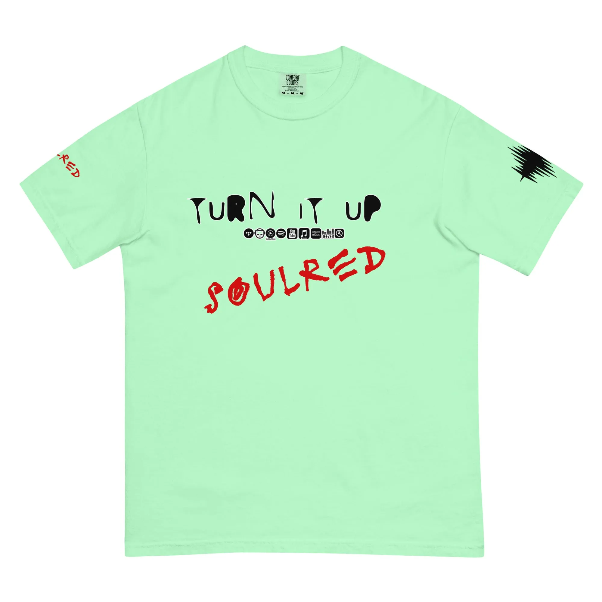 SOULRED logo, Unisex garment-dyed heavyweight t-shirt