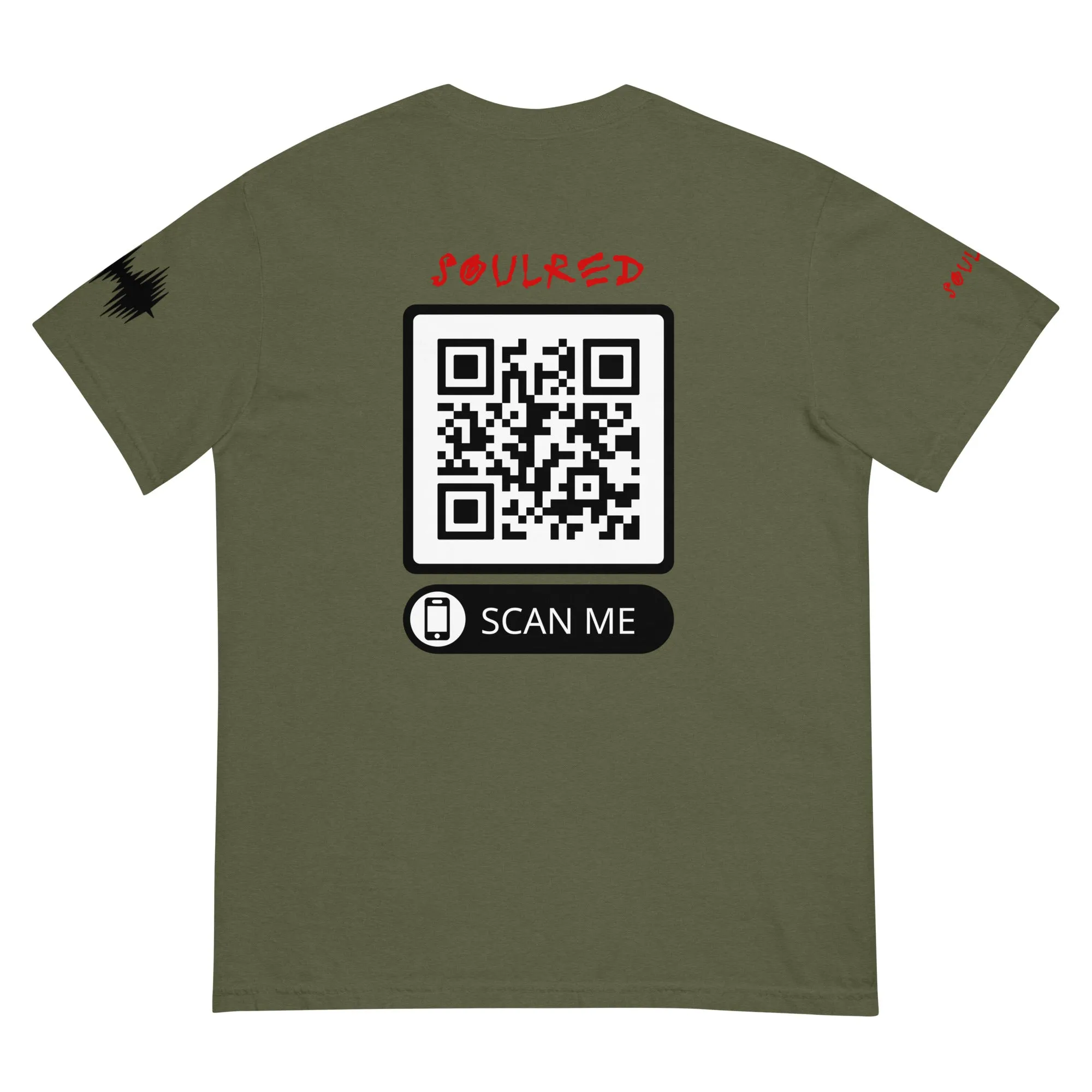 SOULRED logo, Unisex garment-dyed heavyweight t-shirt