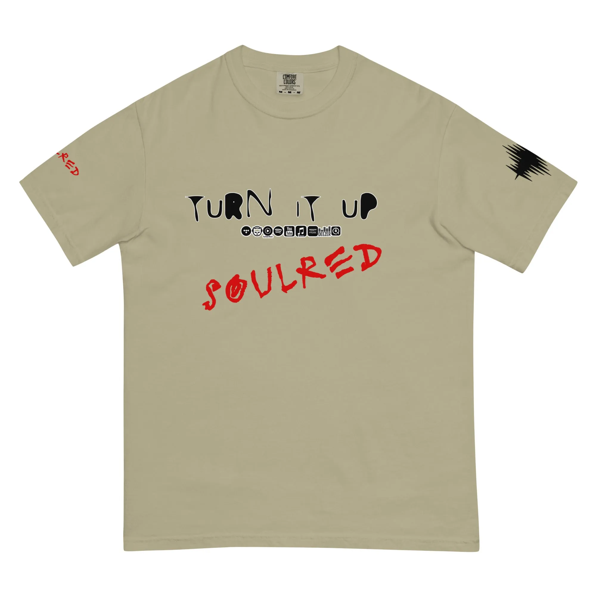 SOULRED logo, Unisex garment-dyed heavyweight t-shirt