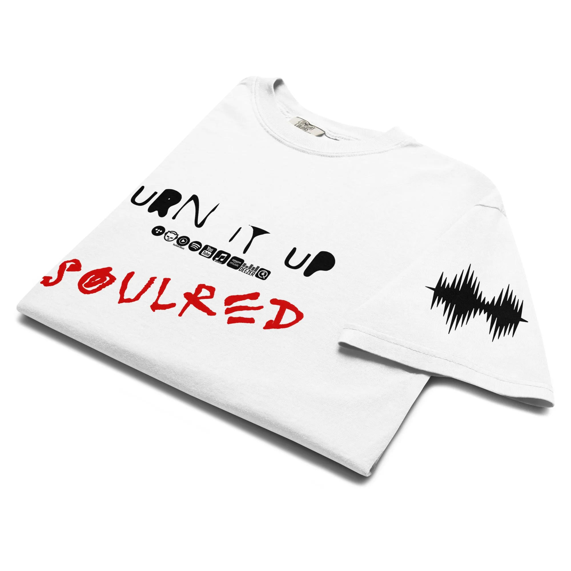 SOULRED logo, Unisex garment-dyed heavyweight t-shirt