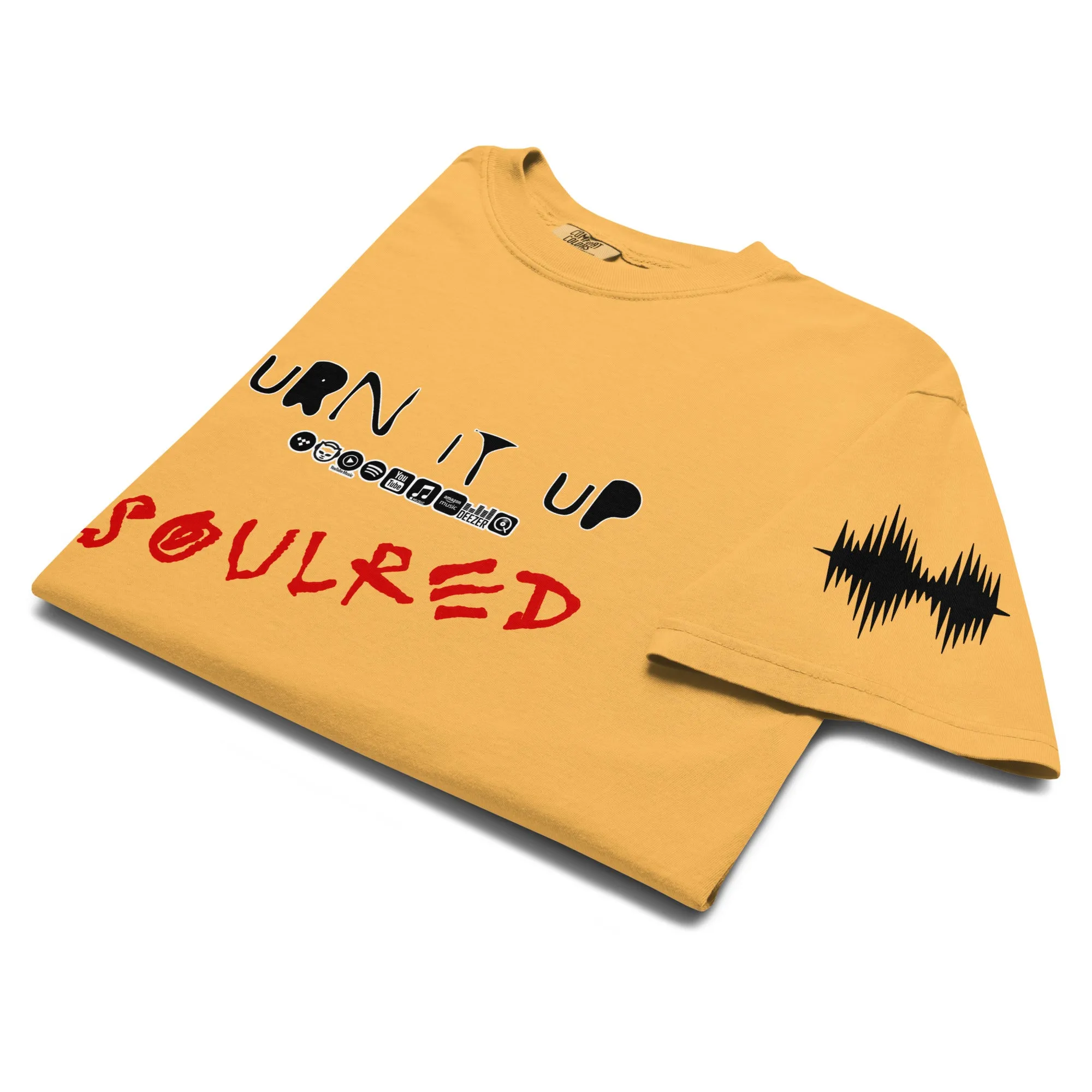 SOULRED logo, Unisex garment-dyed heavyweight t-shirt