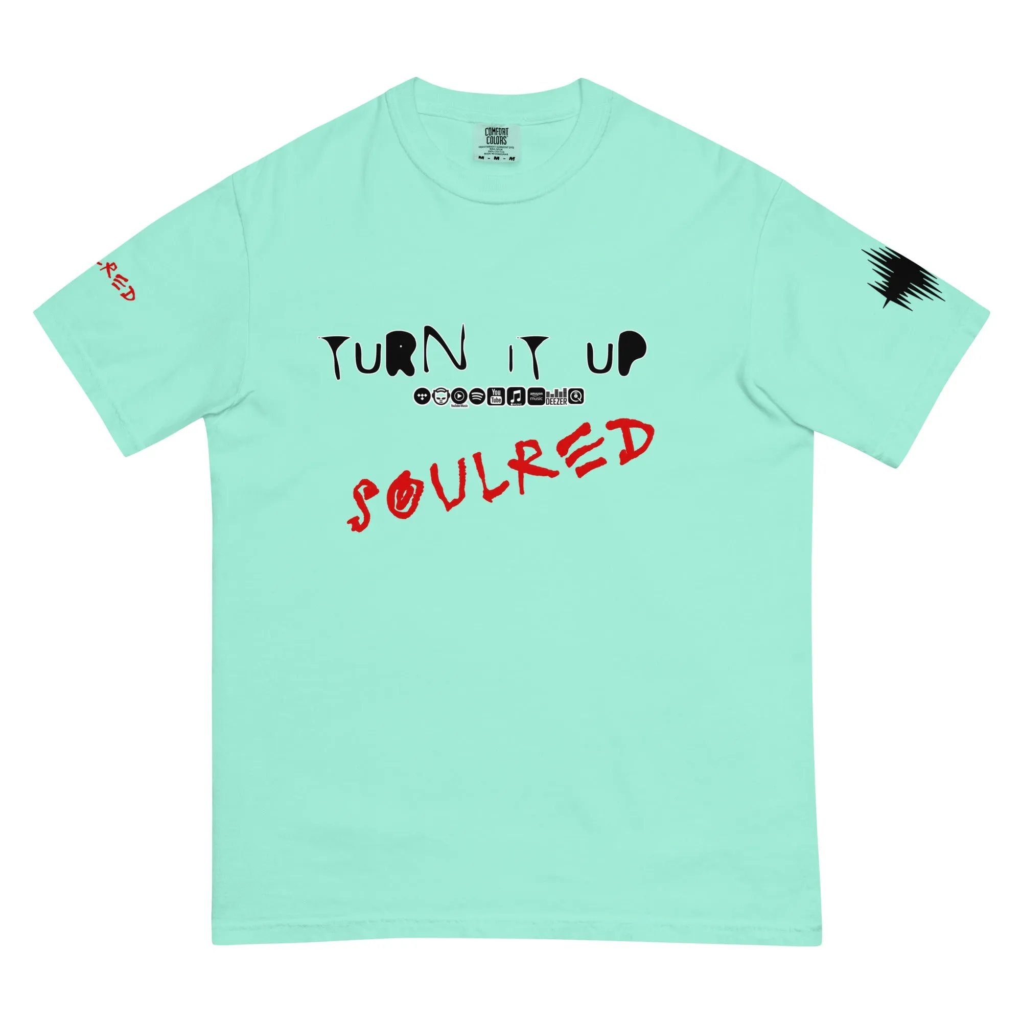 SOULRED logo, Unisex garment-dyed heavyweight t-shirt