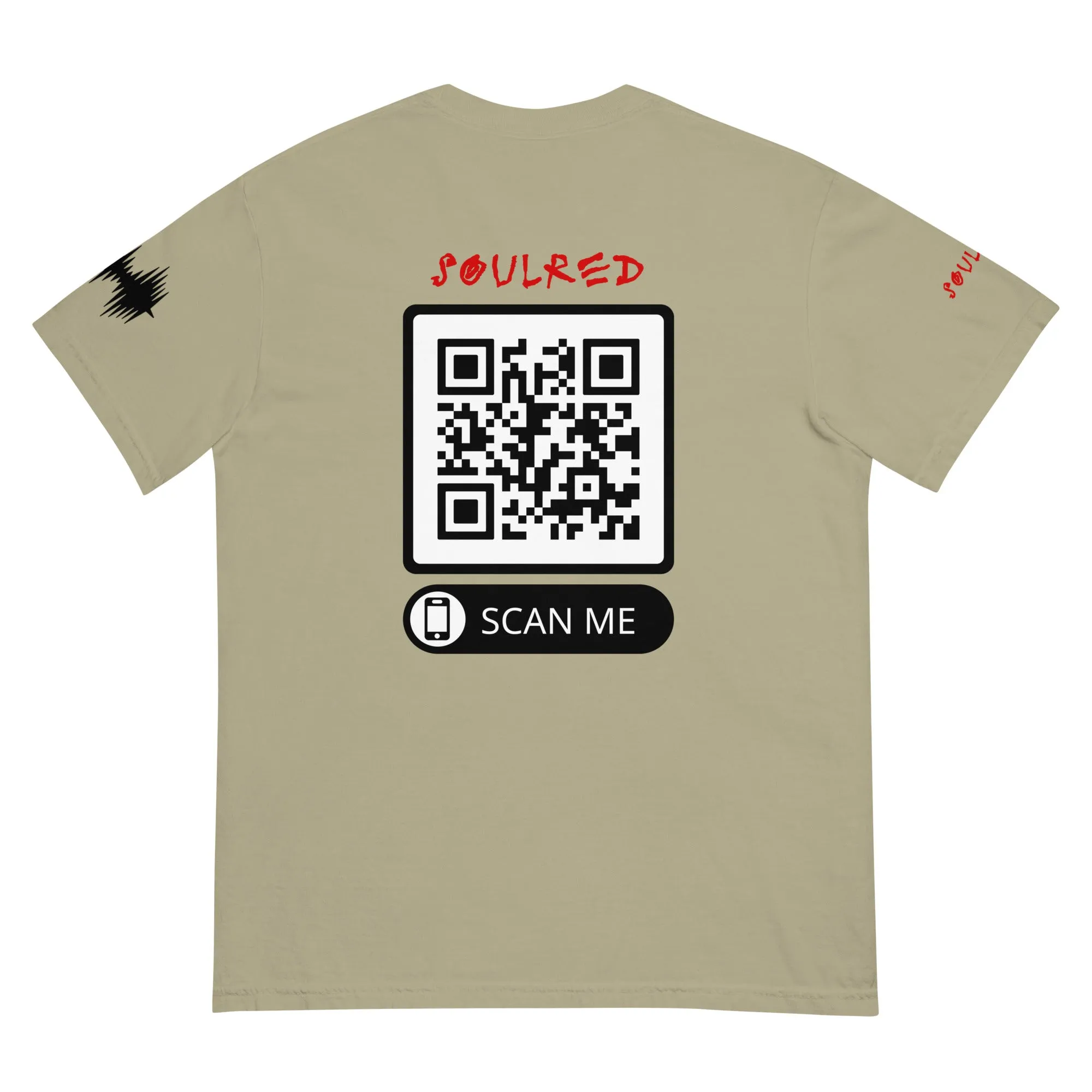 SOULRED logo, Unisex garment-dyed heavyweight t-shirt