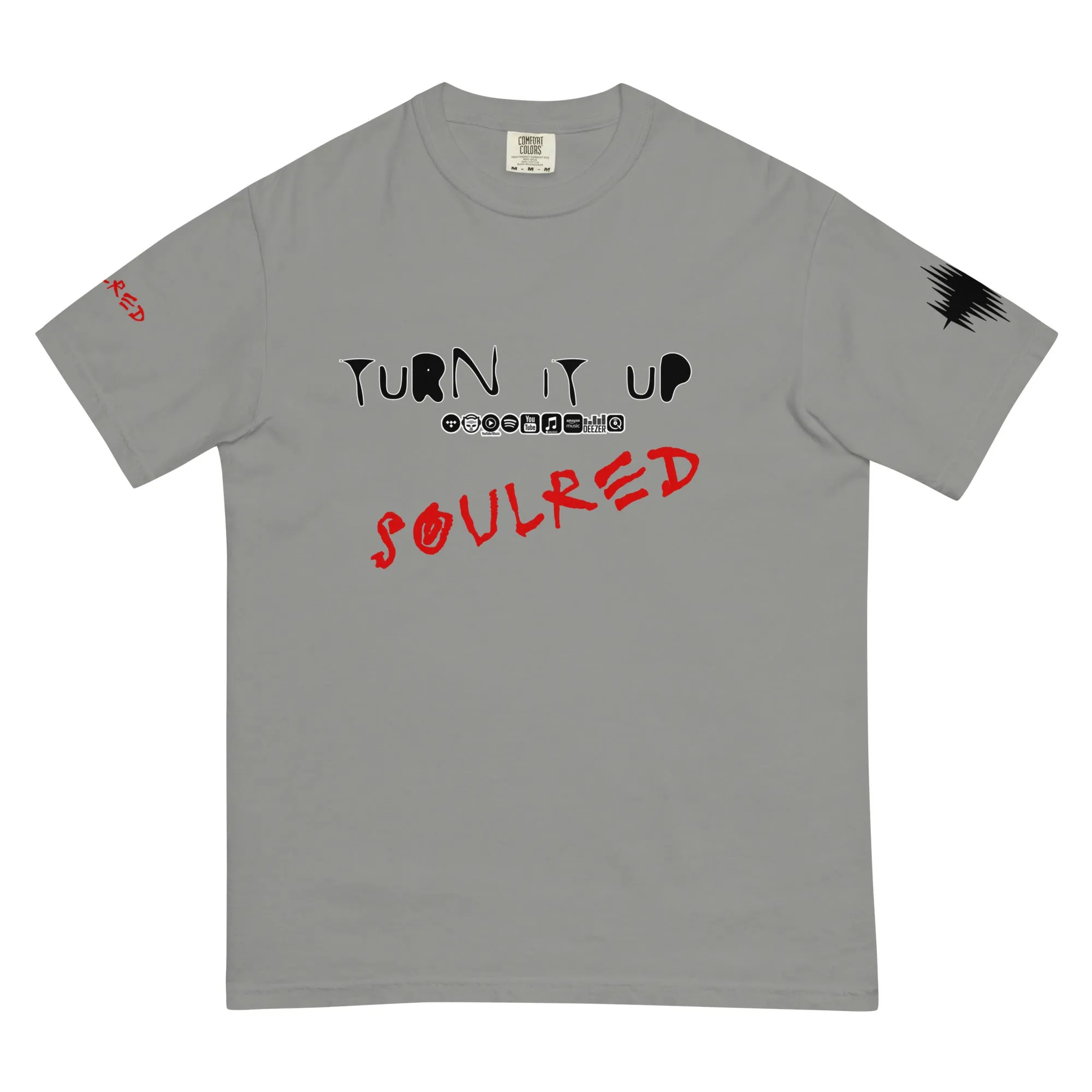 SOULRED logo, Unisex garment-dyed heavyweight t-shirt