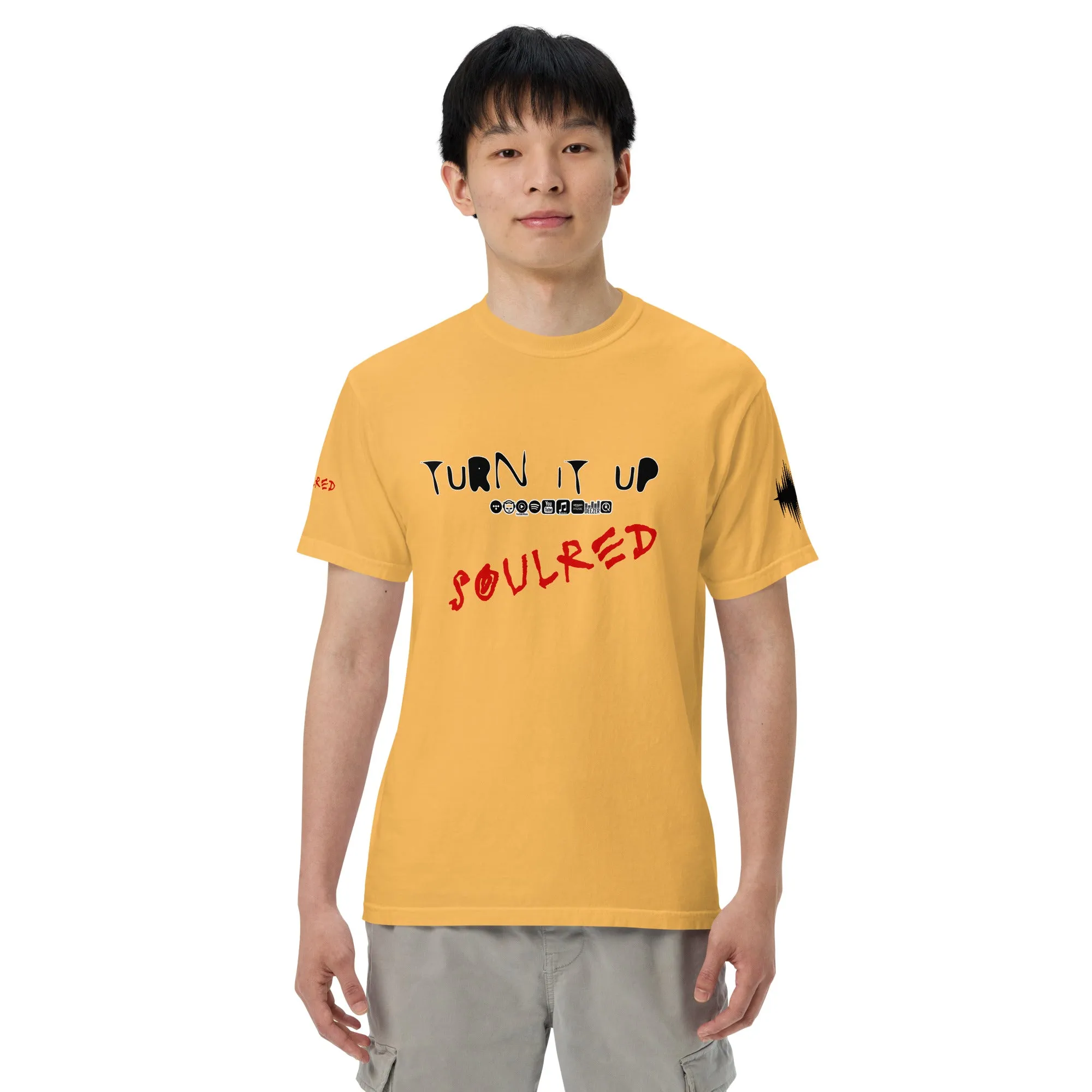 SOULRED logo, Unisex garment-dyed heavyweight t-shirt