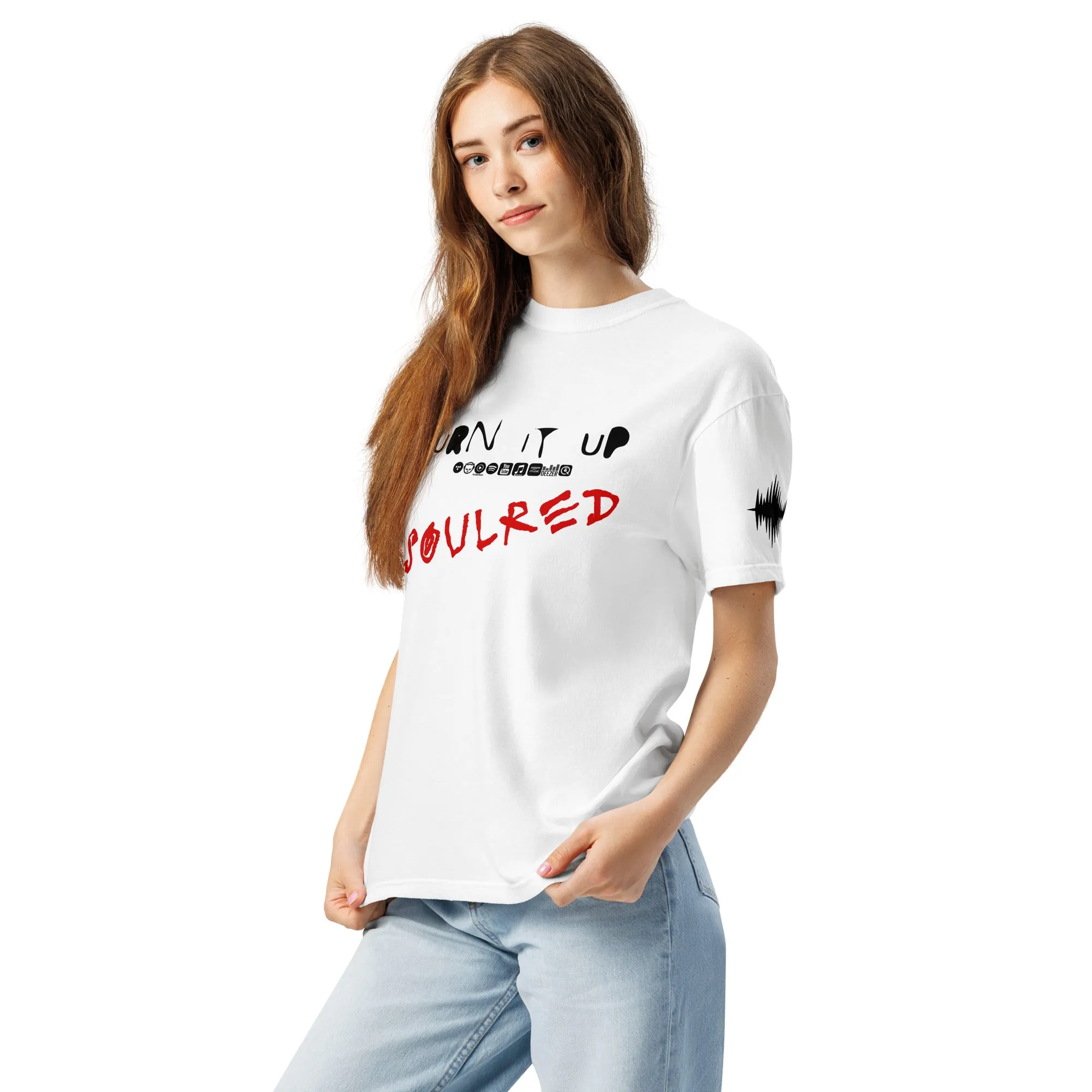 SOULRED logo, Unisex garment-dyed heavyweight t-shirt