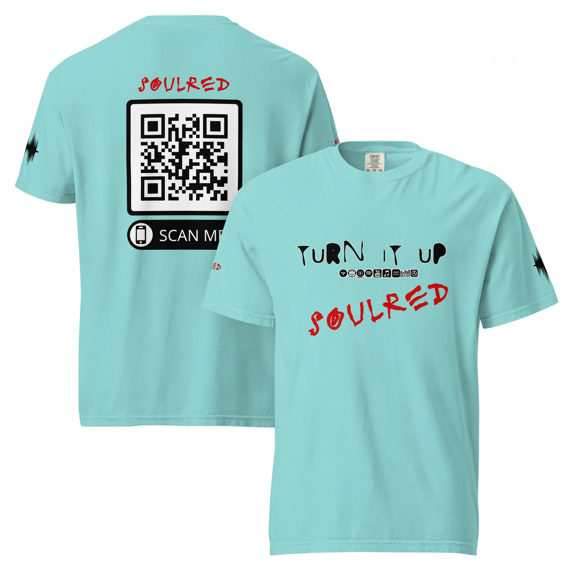SOULRED logo, Unisex garment-dyed heavyweight t-shirt