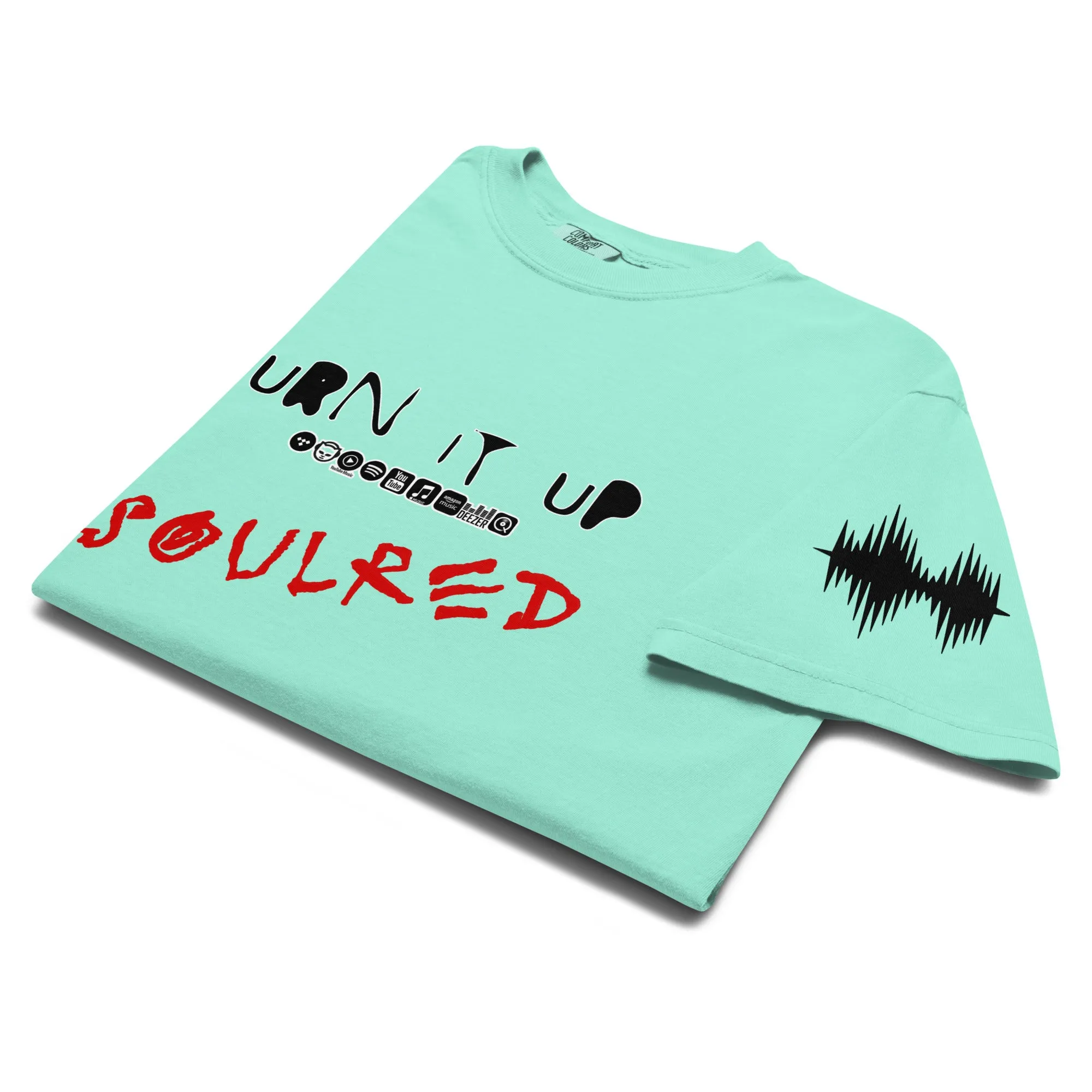 SOULRED logo, Unisex garment-dyed heavyweight t-shirt