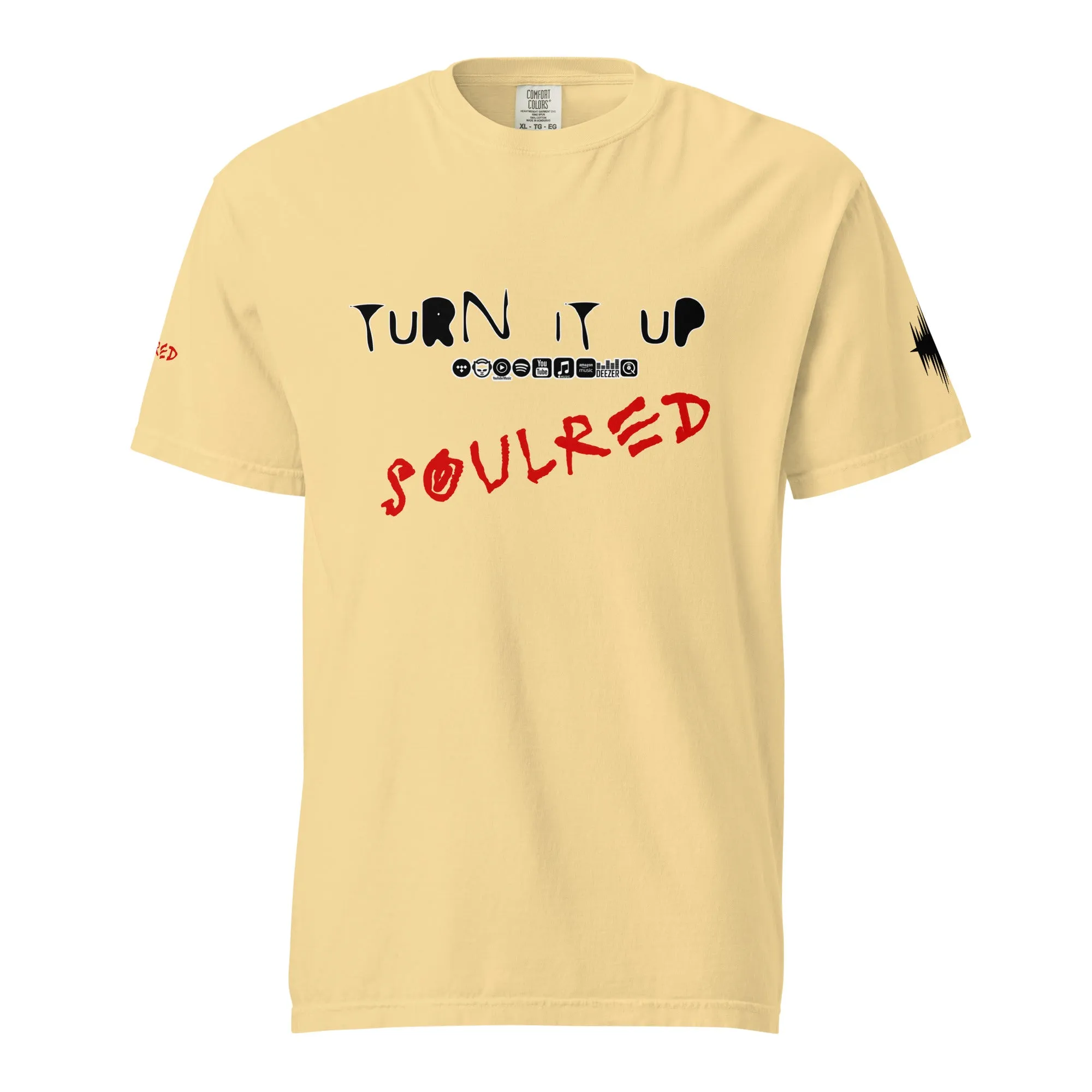 SOULRED logo, Unisex garment-dyed heavyweight t-shirt