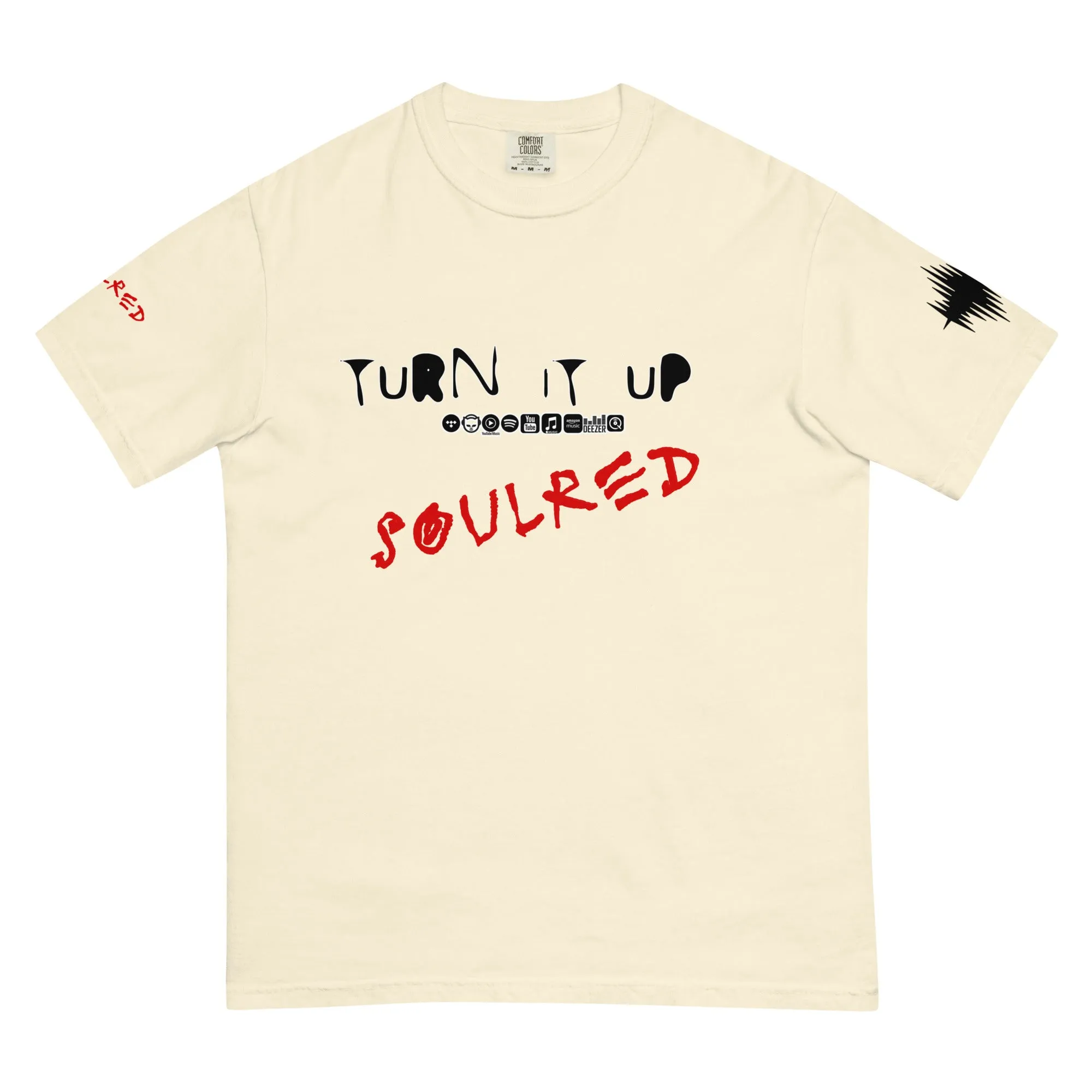 SOULRED logo, Unisex garment-dyed heavyweight t-shirt