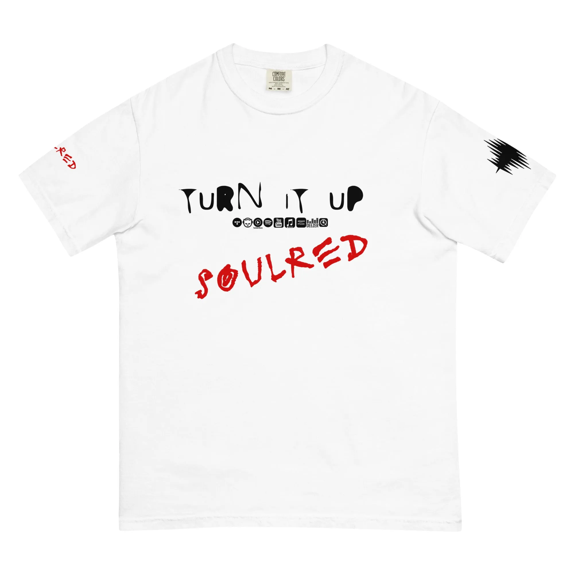 SOULRED logo, Unisex garment-dyed heavyweight t-shirt