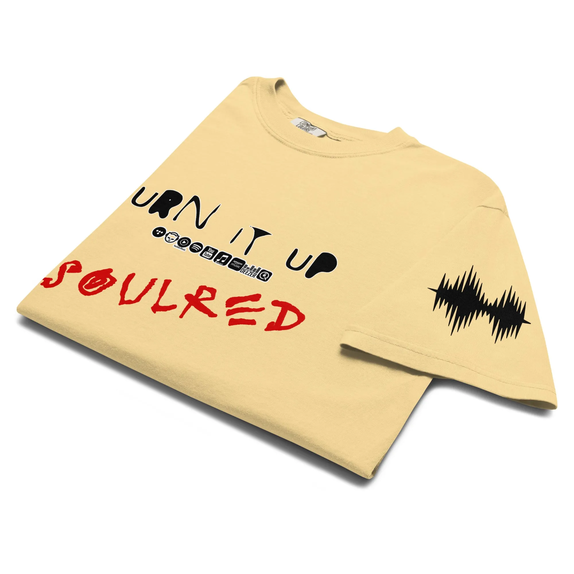 SOULRED logo, Unisex garment-dyed heavyweight t-shirt